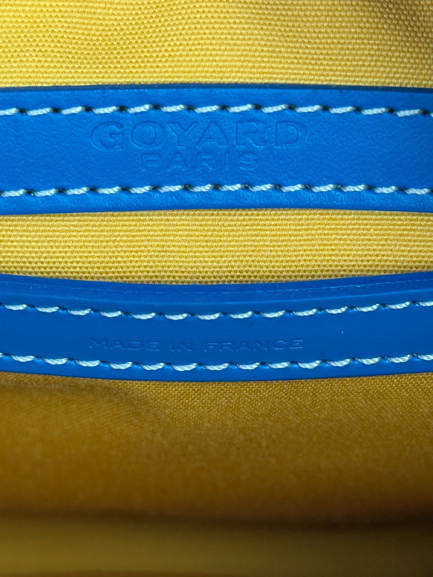 Goyard Blue Cap Vert Shoulder Bag