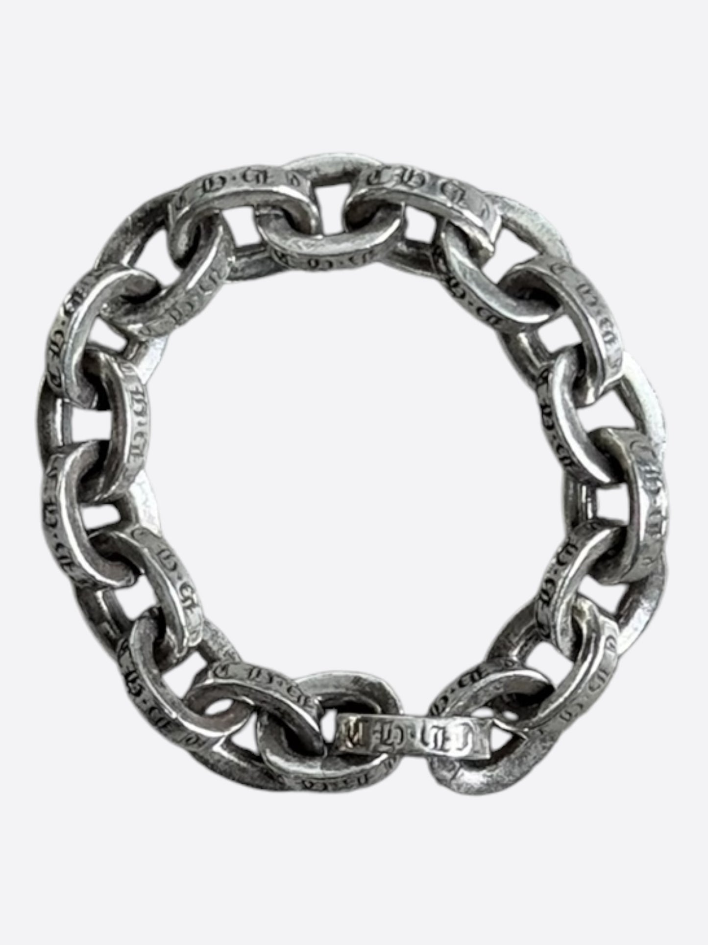 Chrome Hearts Silver Paper Chain Ring