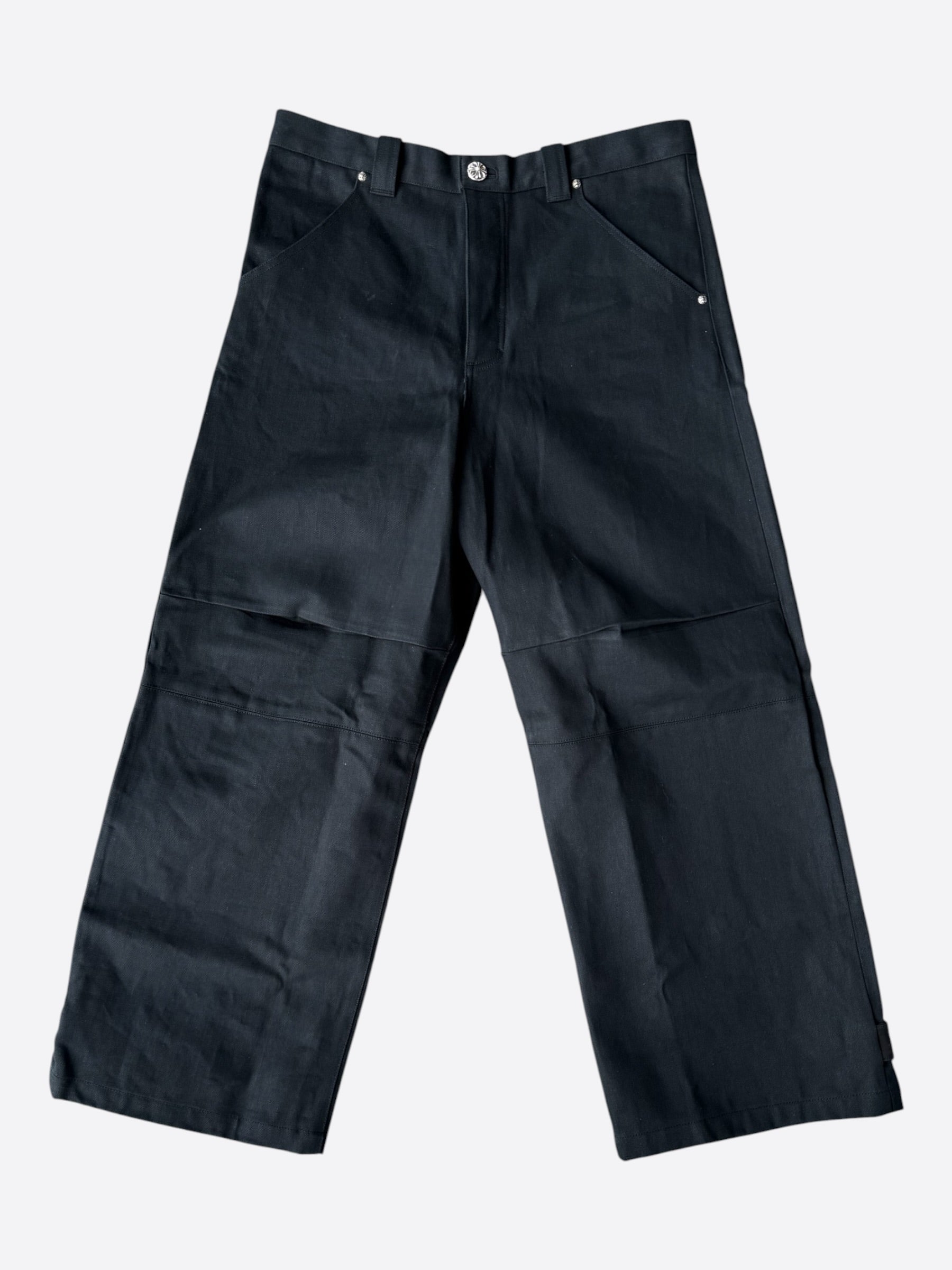 Chrome Hearts Black Street Sweeper Jeans – Savonches