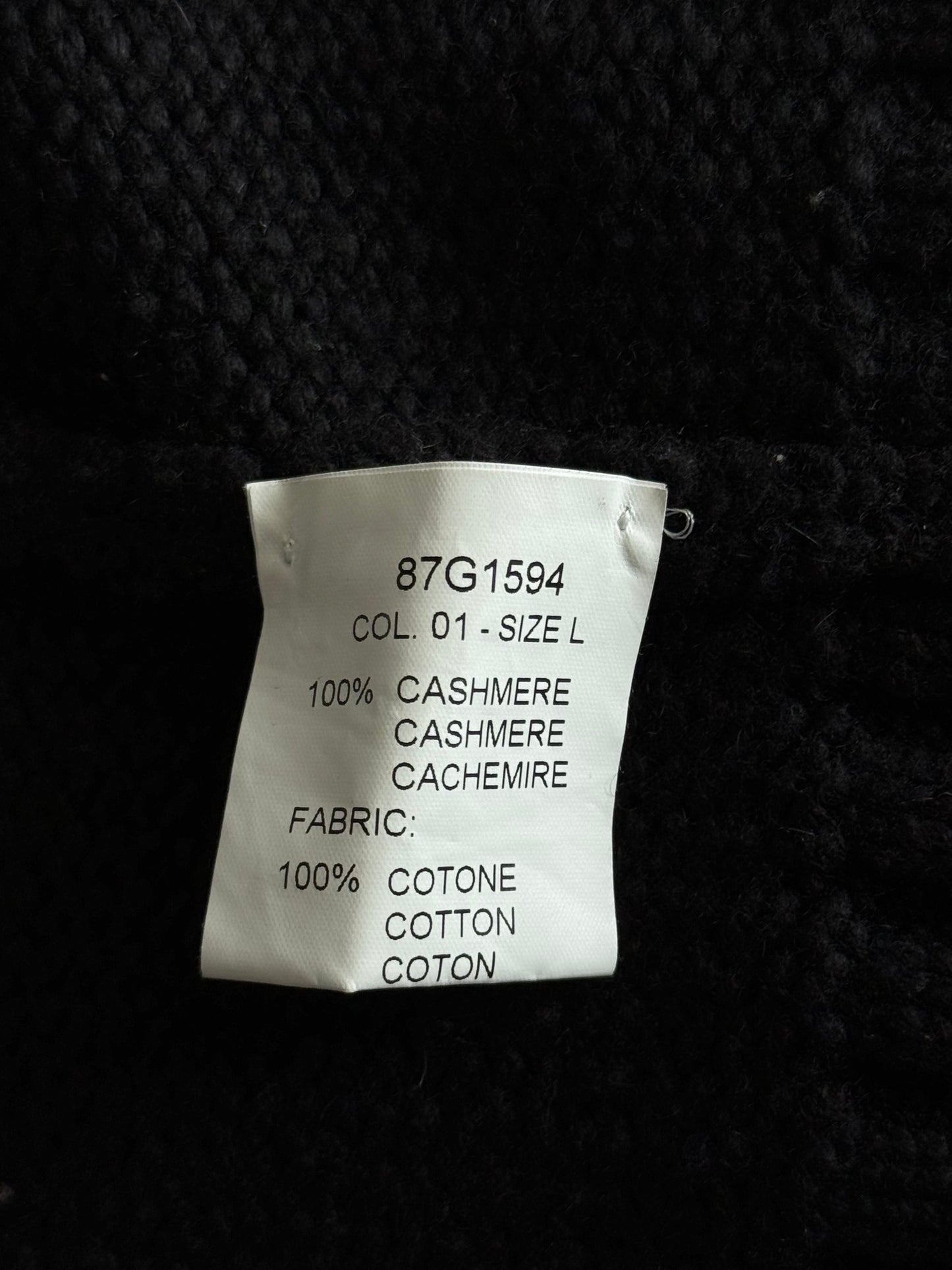 Chrome Hearts Black Leather Floral Cross Patch Cashmere Zip Up Hoodie