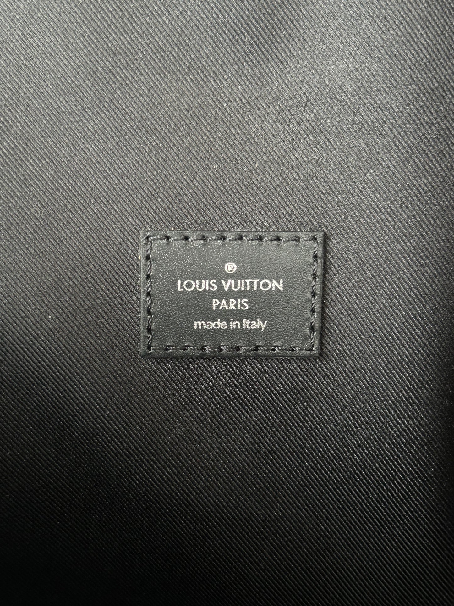 Louis Vuitton Black & Yellow Logo EPI Bumbag
