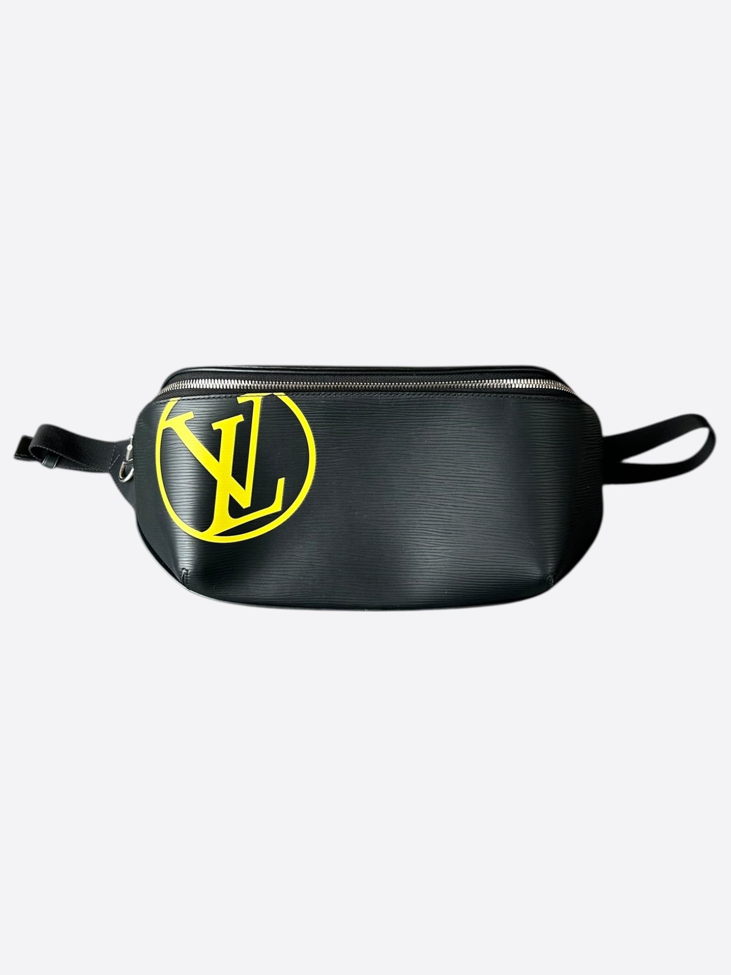 Louis Vuitton Black & Yellow Logo EPI Bumbag