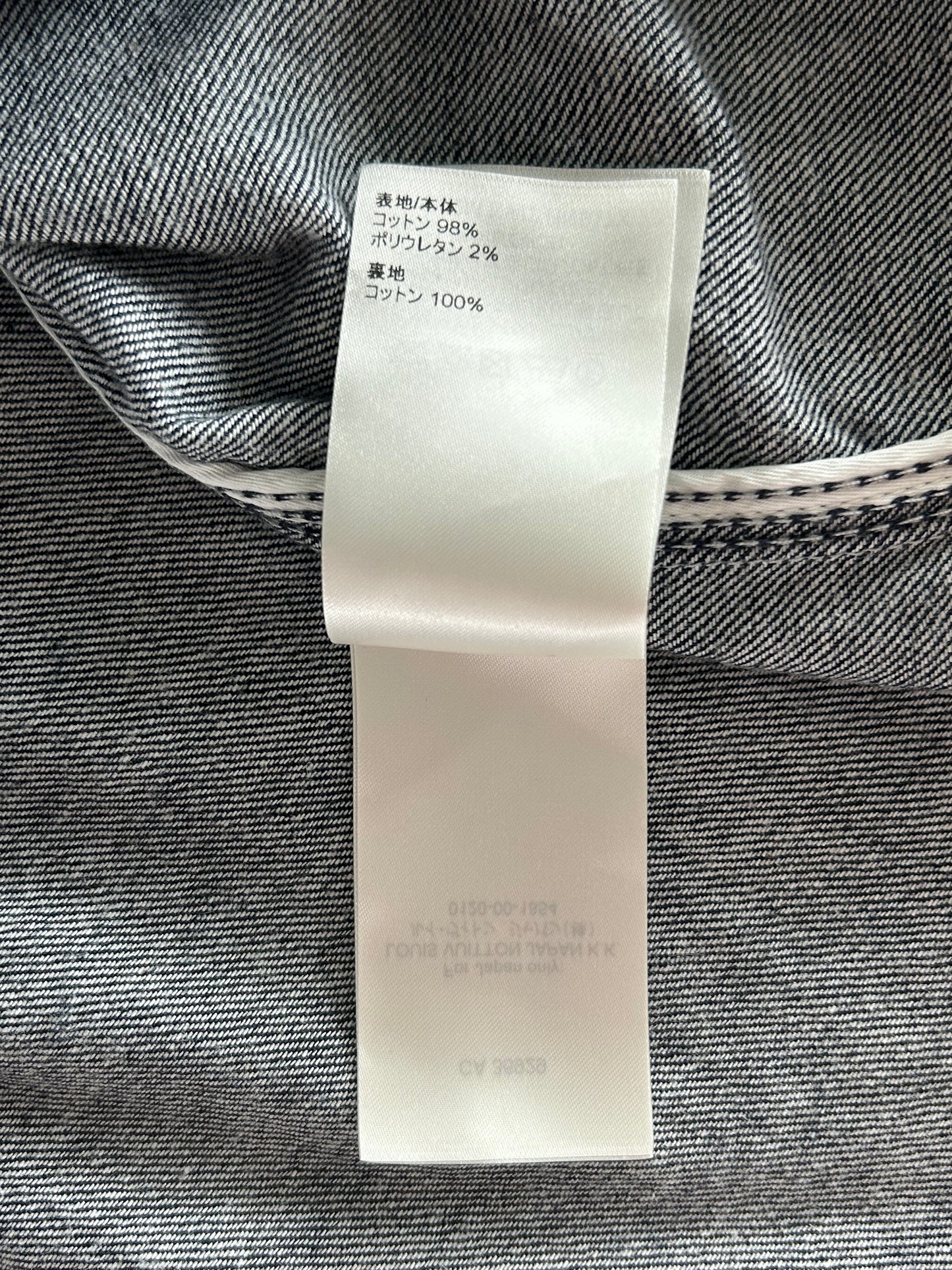 Louis Vuitton Blue Bleached Bandana Denim Button Up Shirt