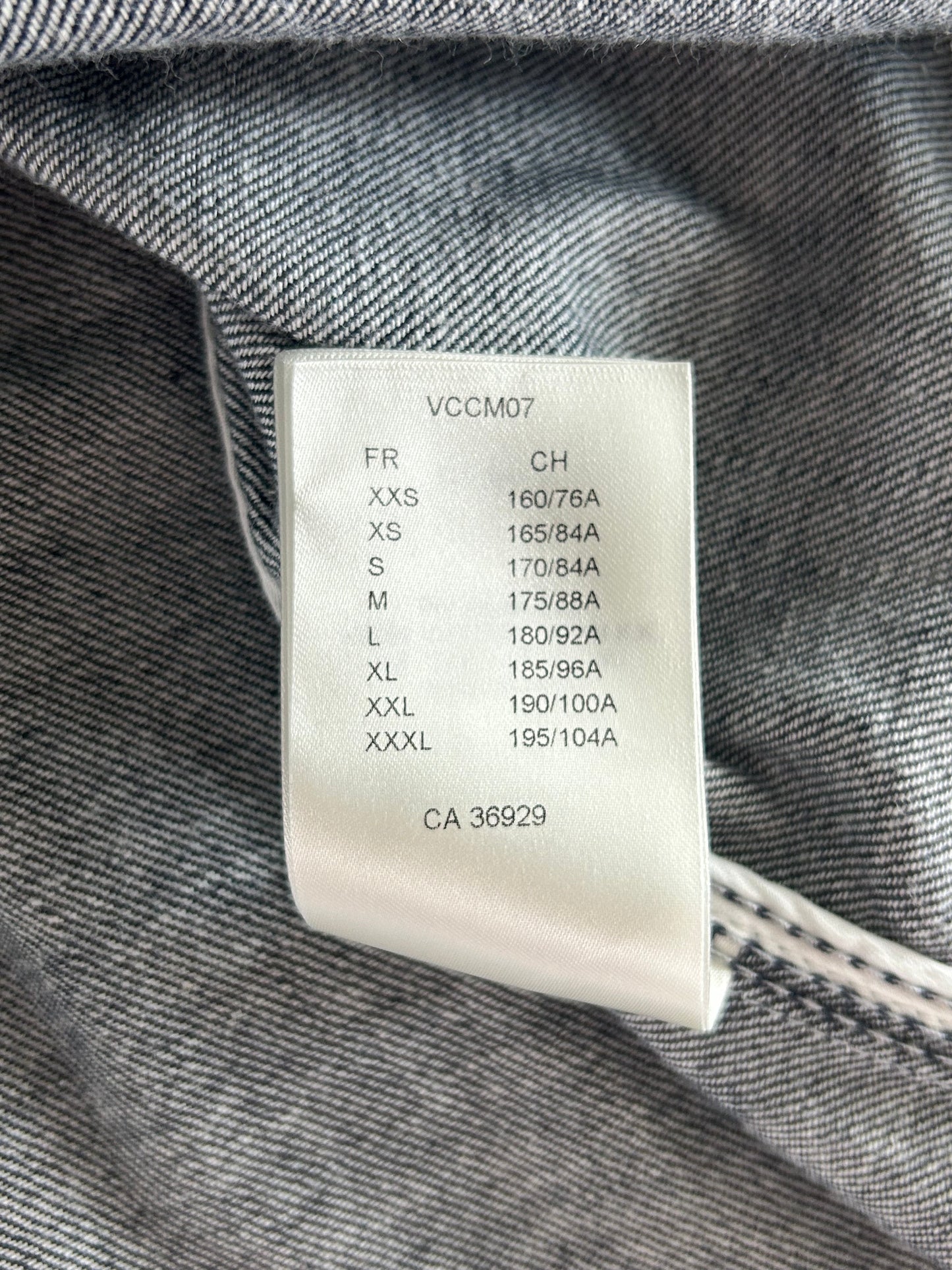 Louis Vuitton Blue Bleached Bandana Denim Button Up Shirt