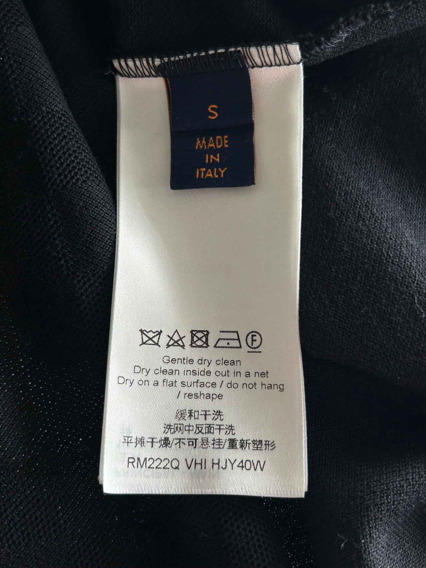 Louis Vuitton Black Half Damier Pocket T-Shirt