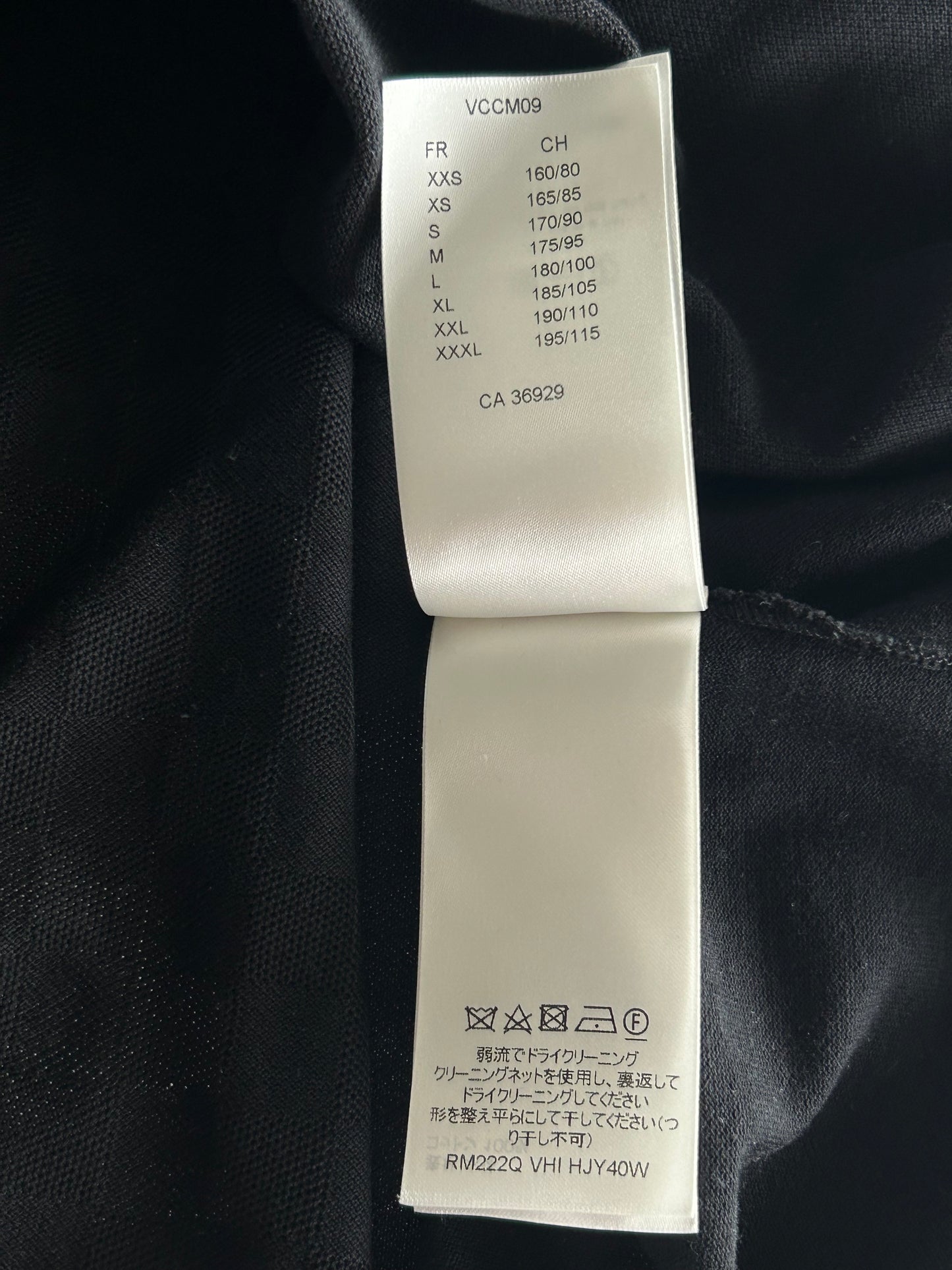 Louis Vuitton Black Half Damier Pocket T-Shirt