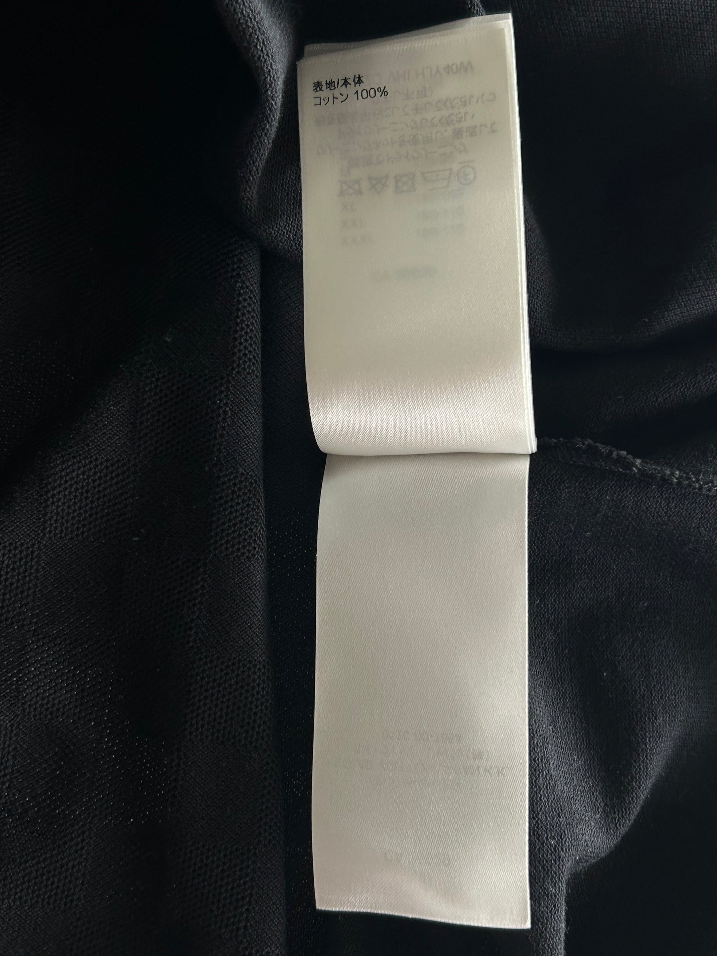 Louis Vuitton Black Half Damier Pocket T-Shirt