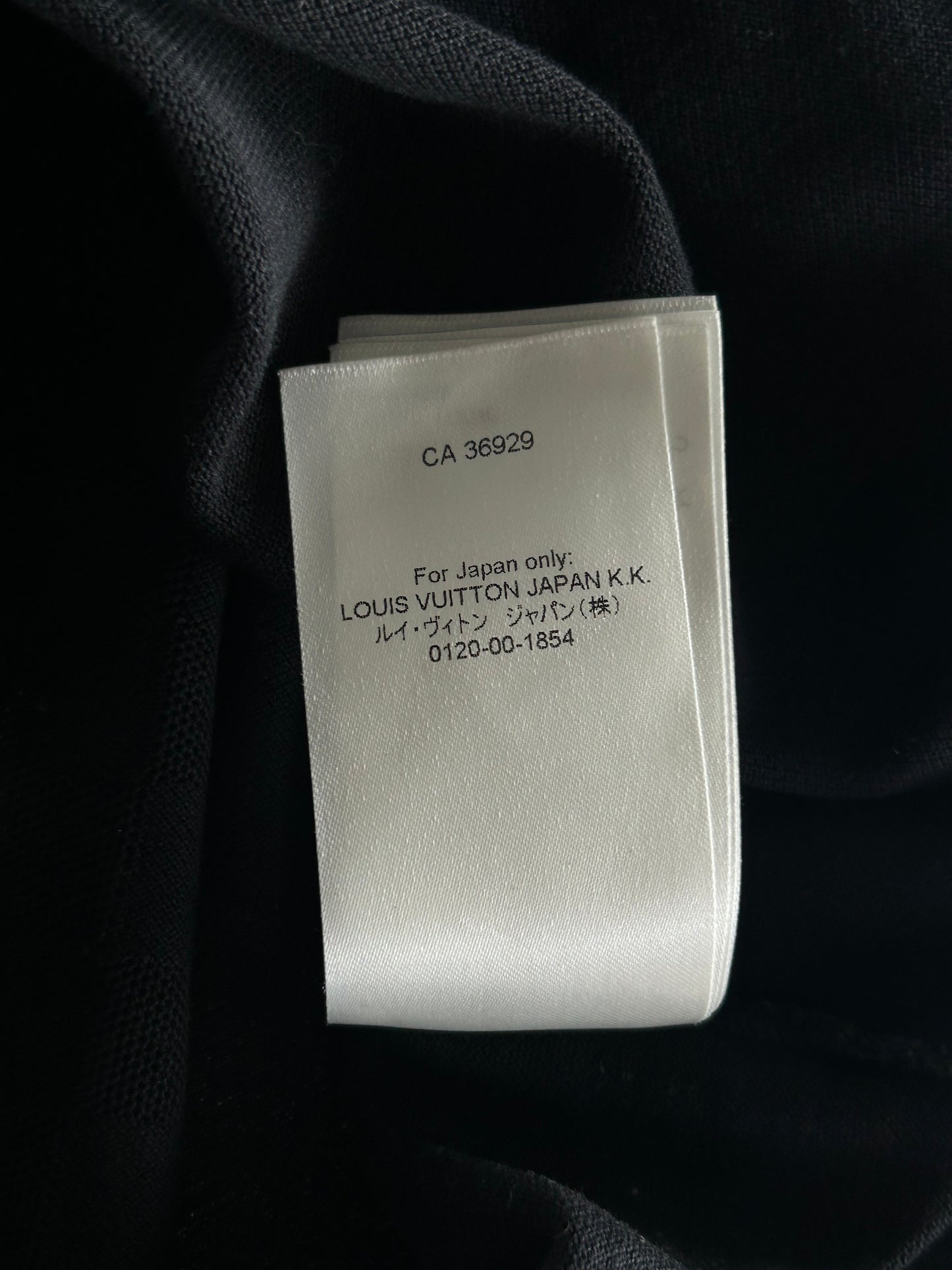 Louis Vuitton Black Half Damier Pocket T-Shirt