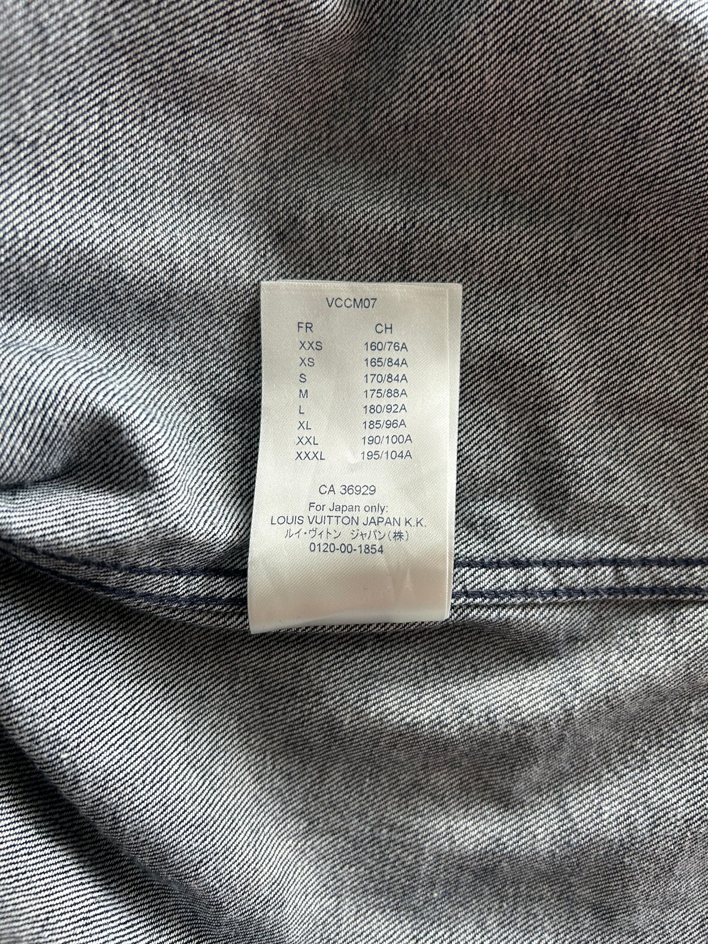 Louis Vuitton Navy & White Leaf Baseball Jersey