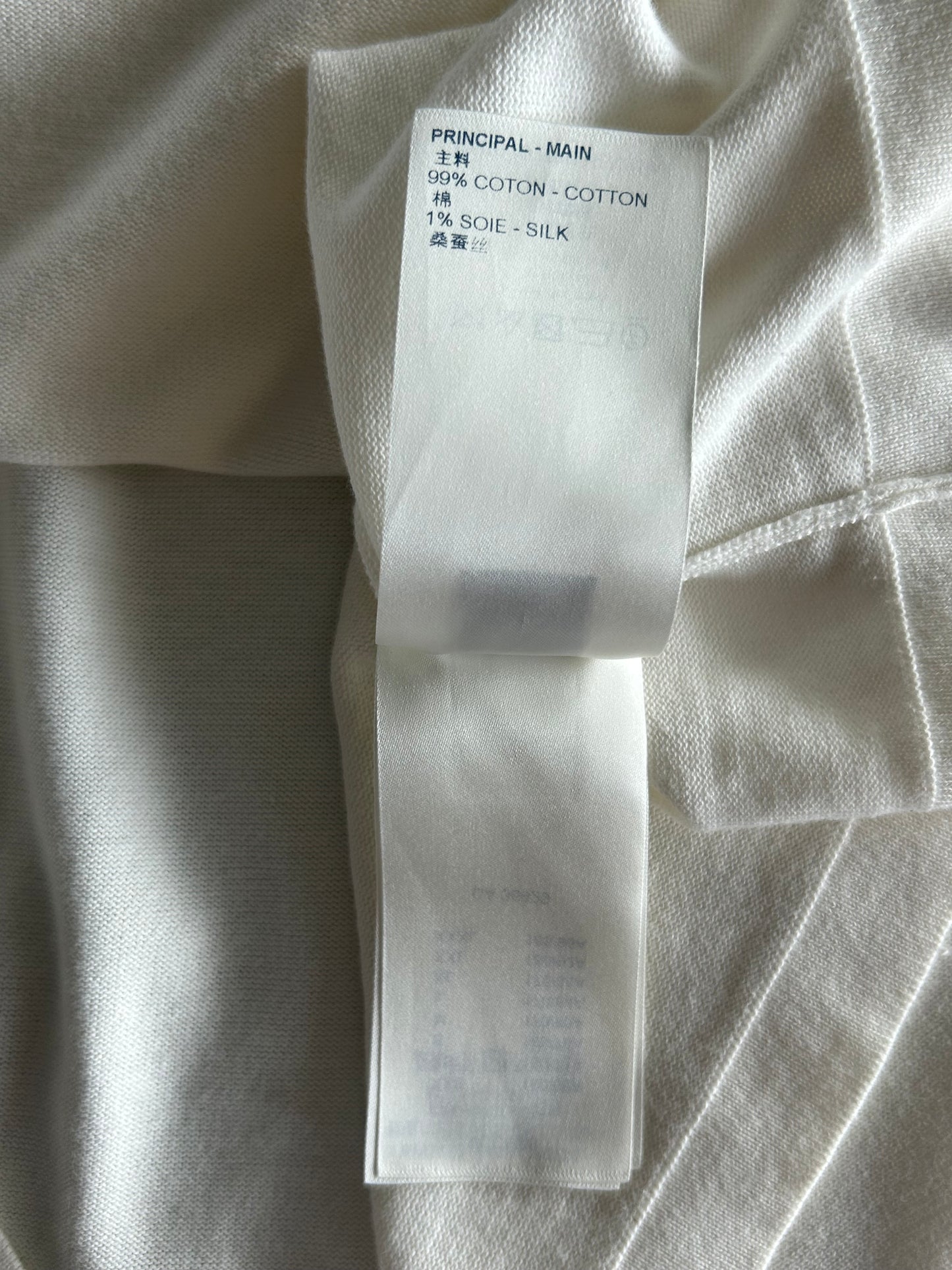 Louis Vuitton White & Green Maison Intarsia T-Shirt