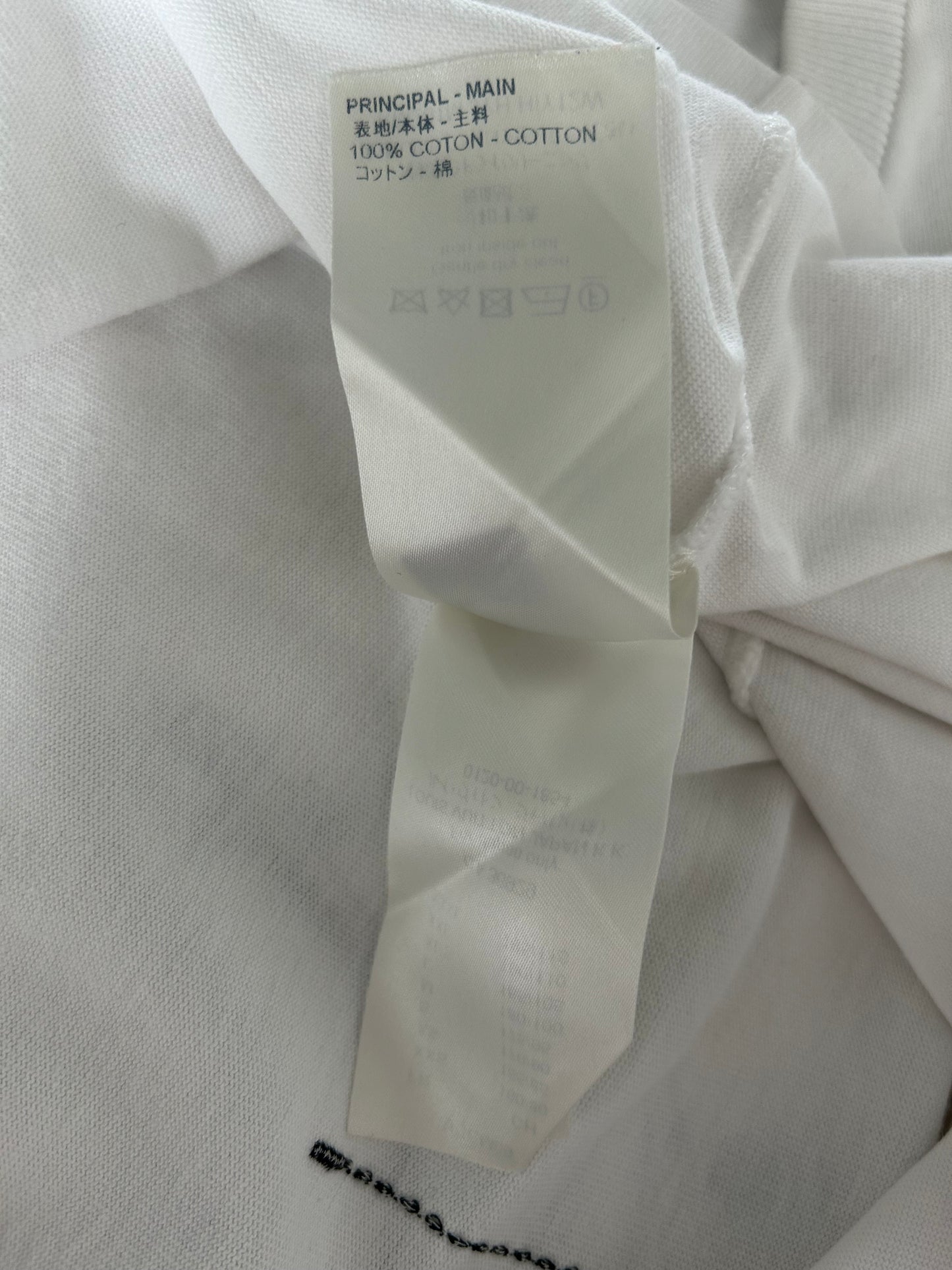 Louis Vuitton White & Black Pendant Logo T-Shirt