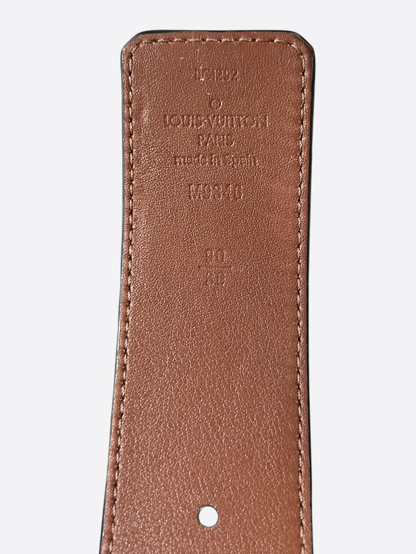 Louis Vuitton Black & Brown Monogram Reversible Belt