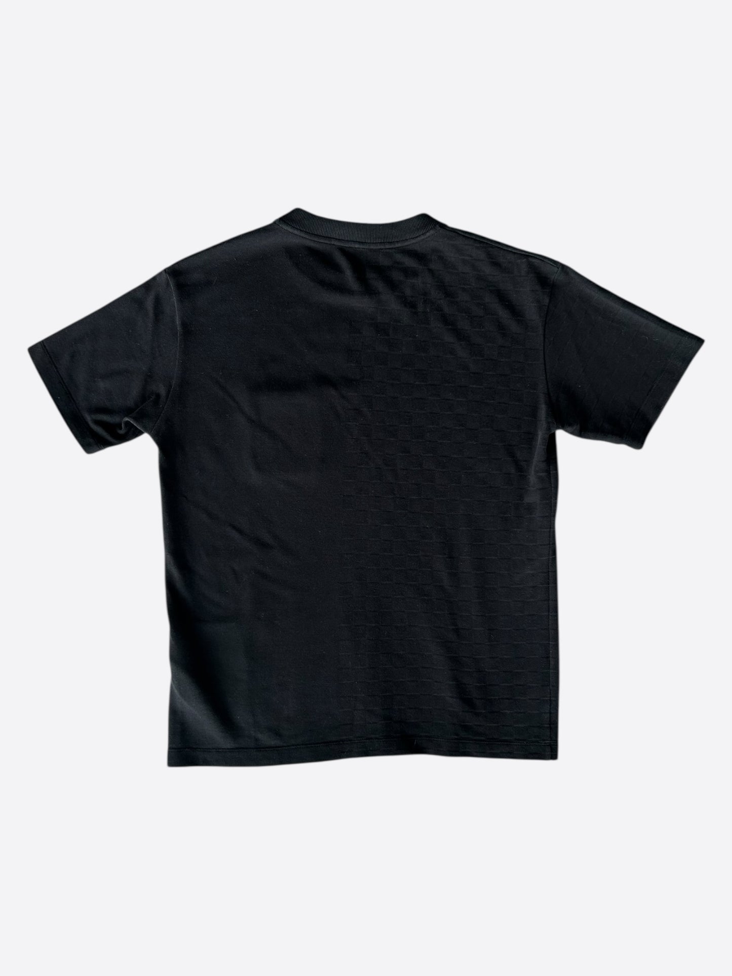 Louis Vuitton Black Half Damier Pocket T-Shirt