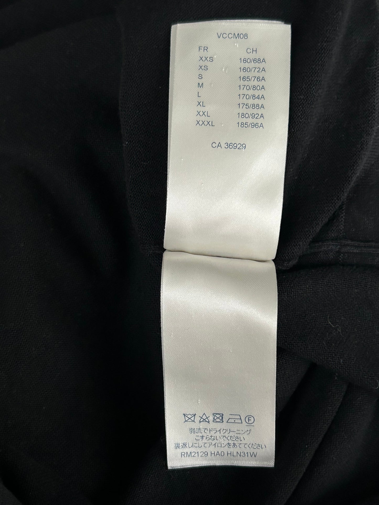 Louis Vuitton Black & White Maison Intarsia T-Shirt