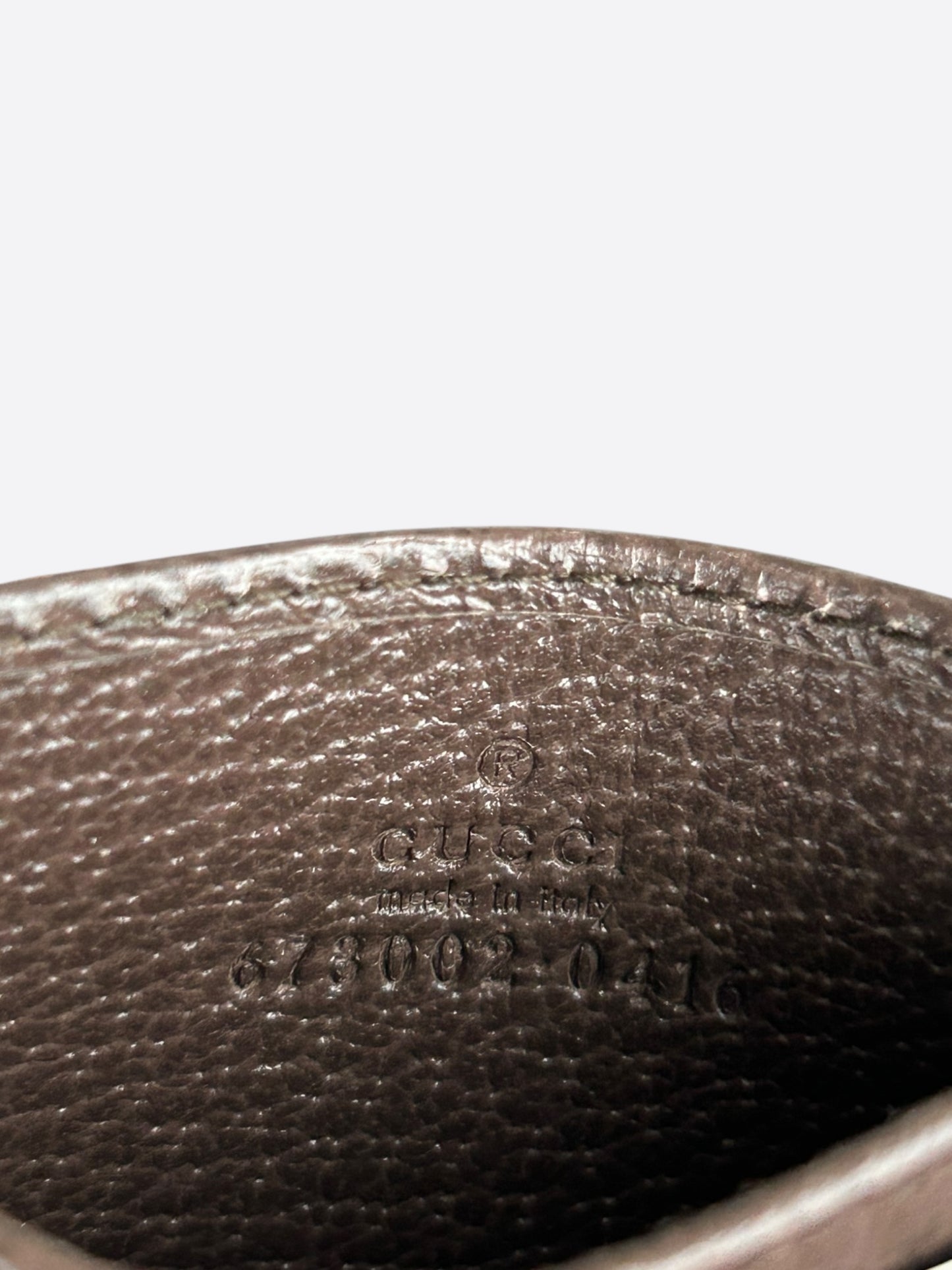 Gucci Beige GG Monogram Tiger Cardholder