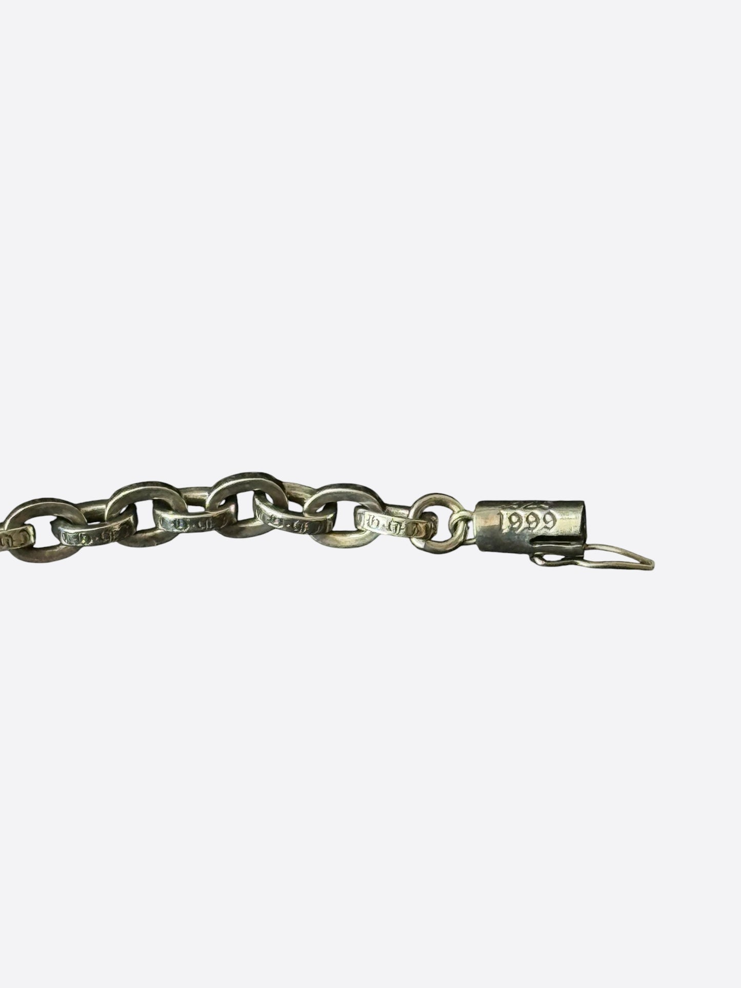 Chrome Hearts Silver Paper Chain Bracelet