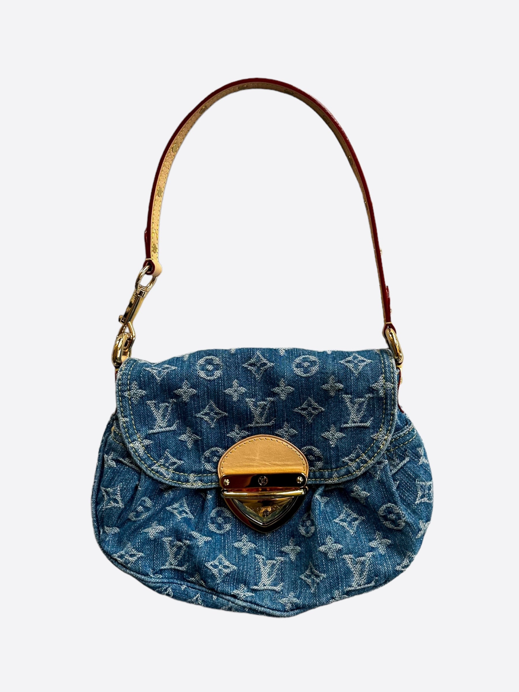 Louis Vuitton Blue Denim Monogram Sunset Bag – Savonches