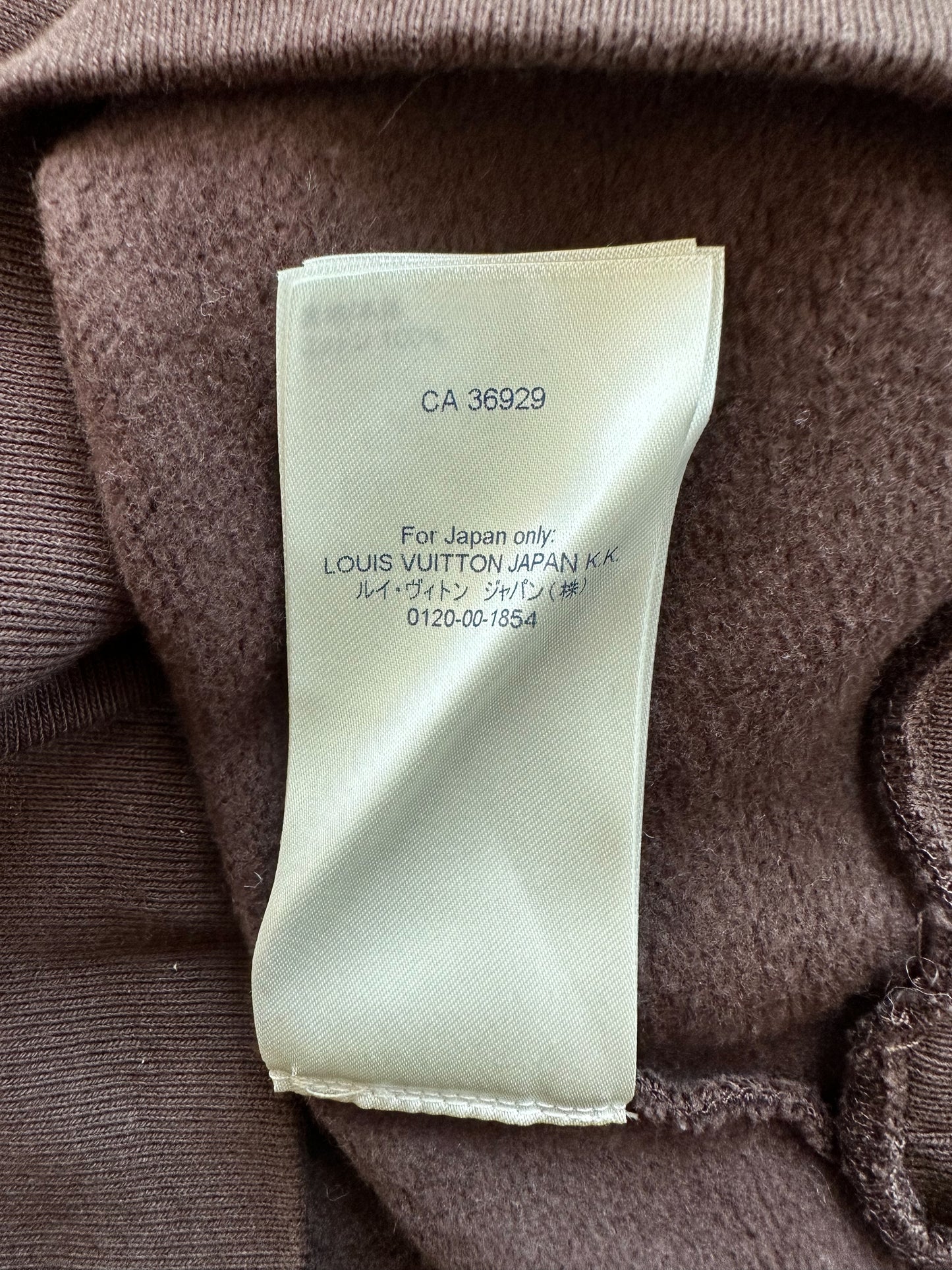 Louis Vuitton Brown Tuffetage Logo Sweater