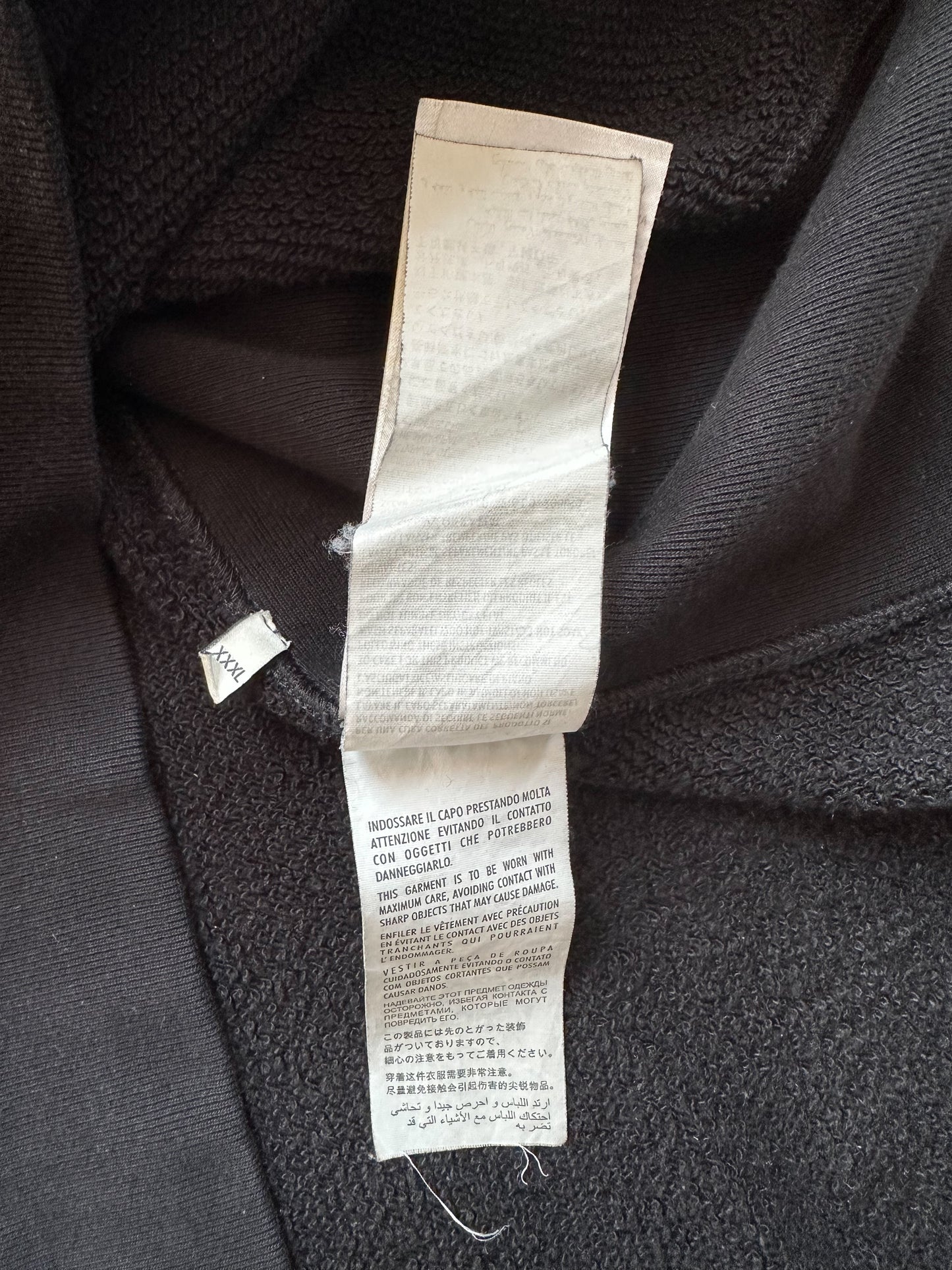 Gucci Black Tennis Embroidered Logo Hoodie