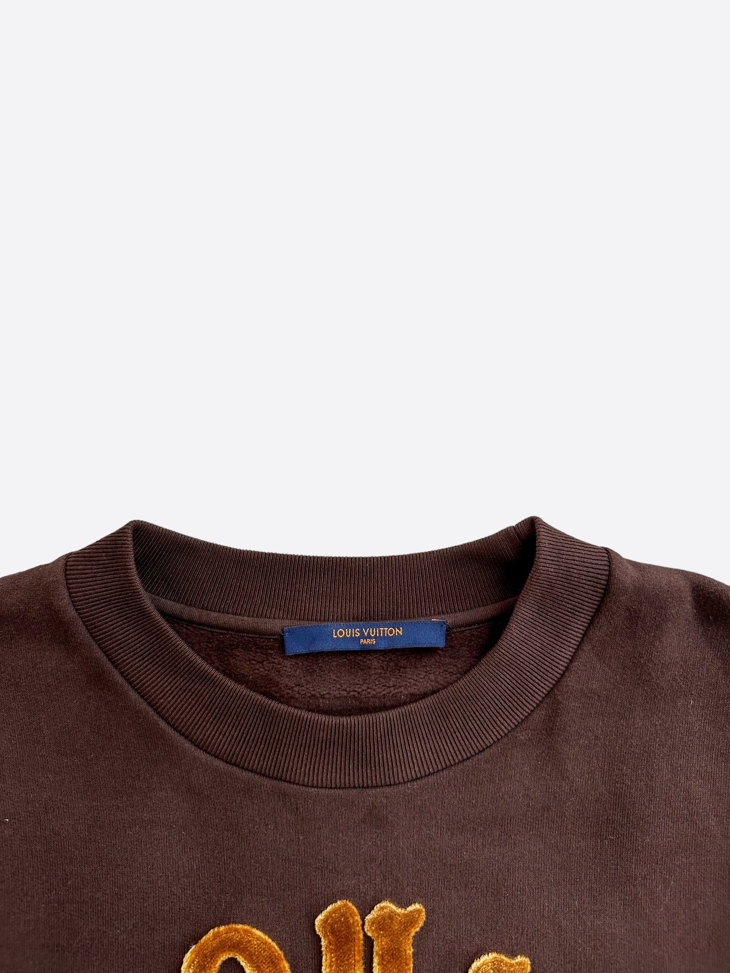 Louis Vuitton Brown Tuffetage Logo Sweater
