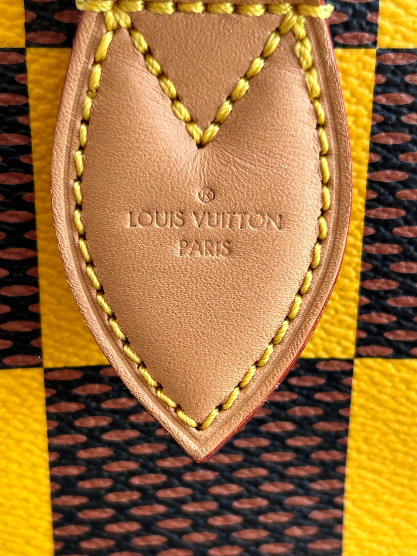 Louis Vuitton Brown & Yellow Damier Pop Speedy 50