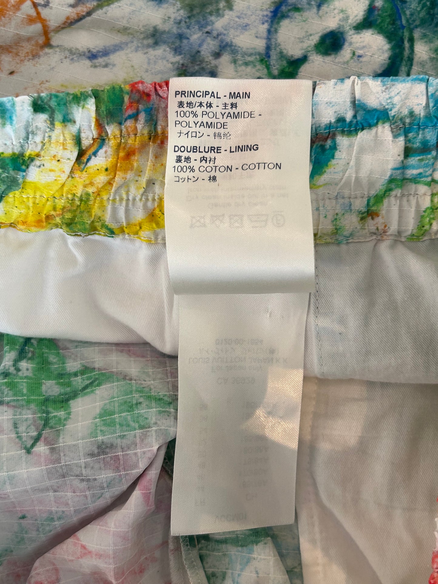 Louis Vuitton White Multicolor Pastel Monogram Swimshorts