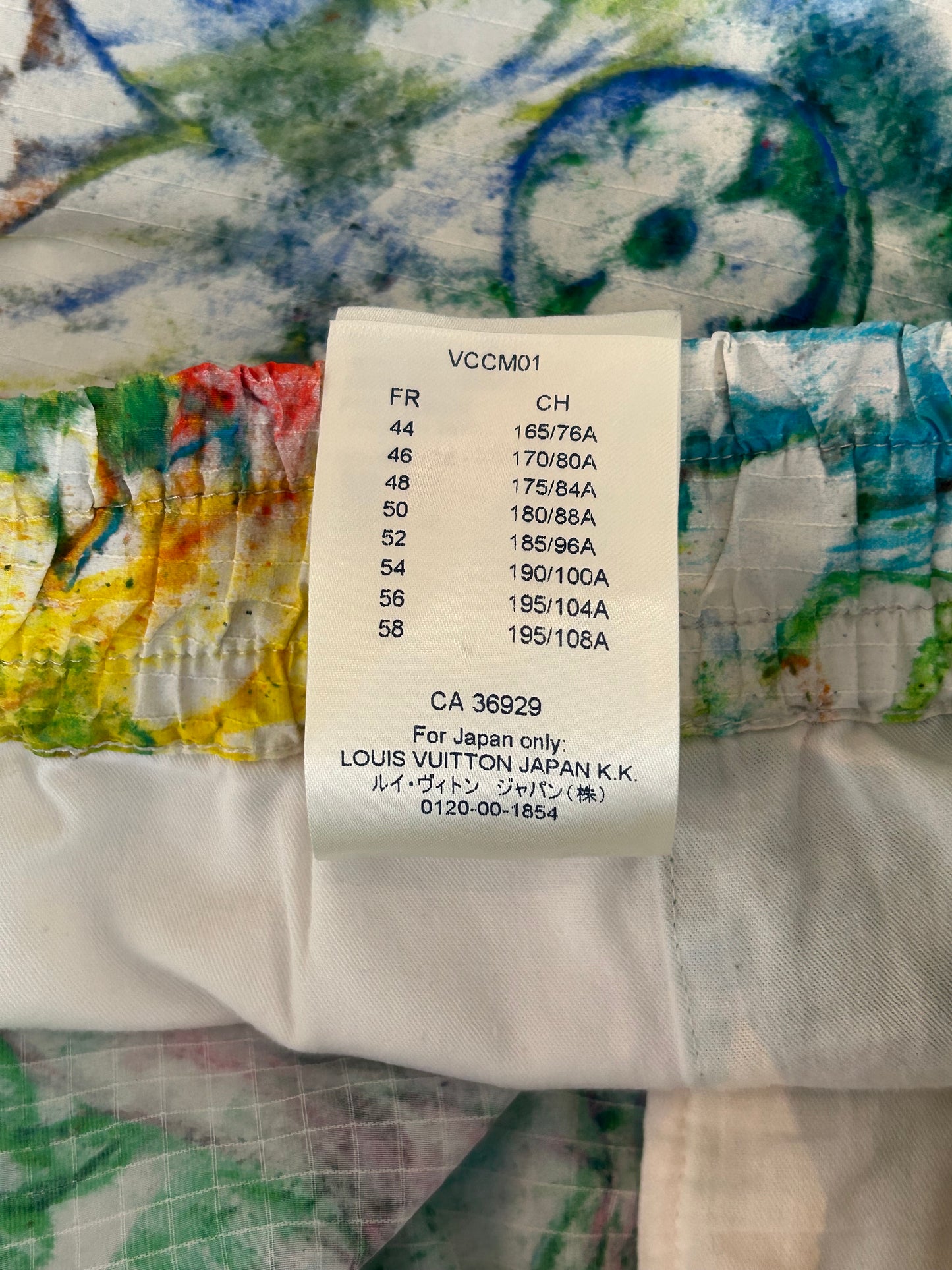 Louis Vuitton White Multicolor Pastel Monogram Swimshorts