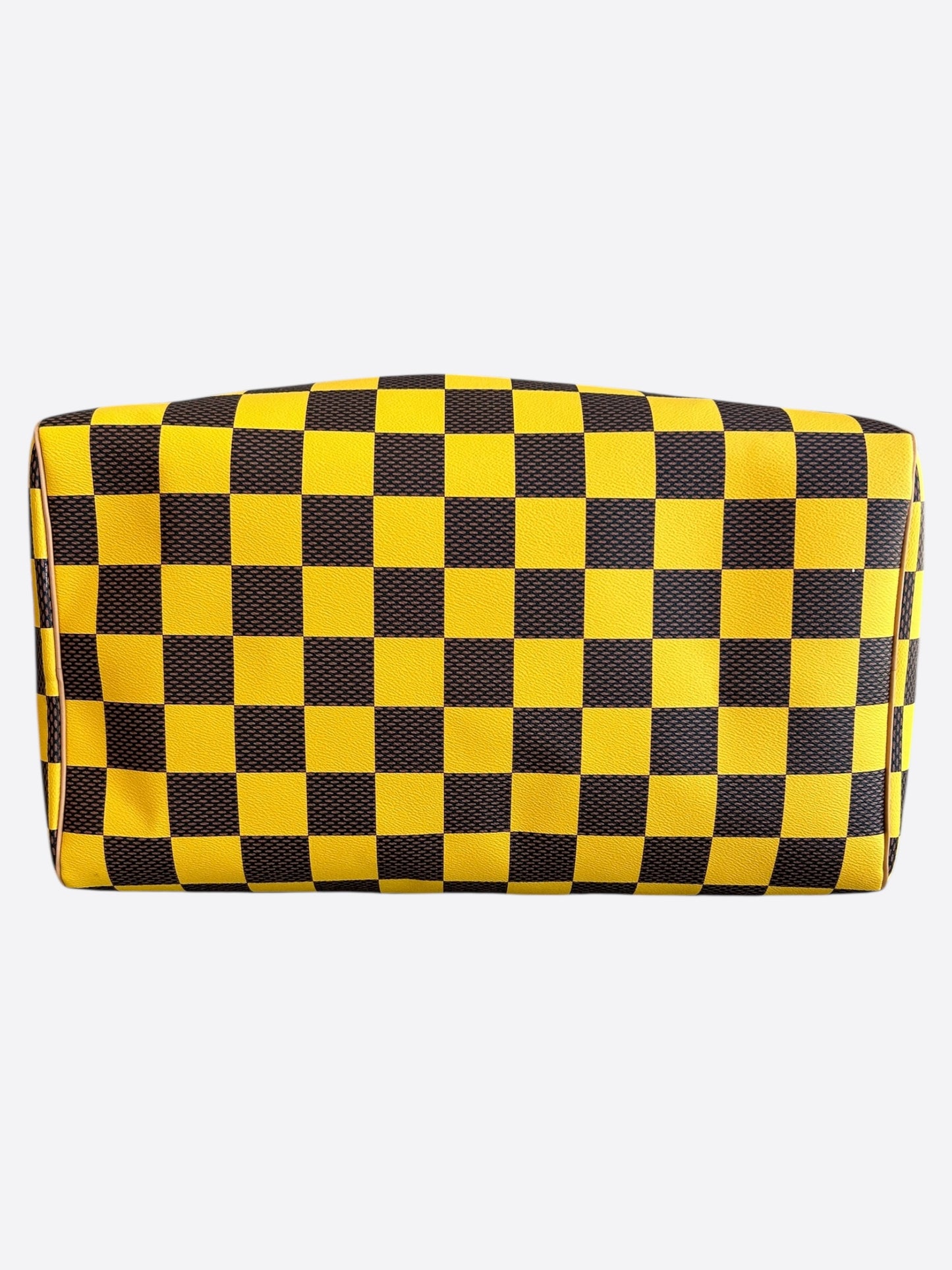 Louis Vuitton Brown & Yellow Damier Pop Speedy 50