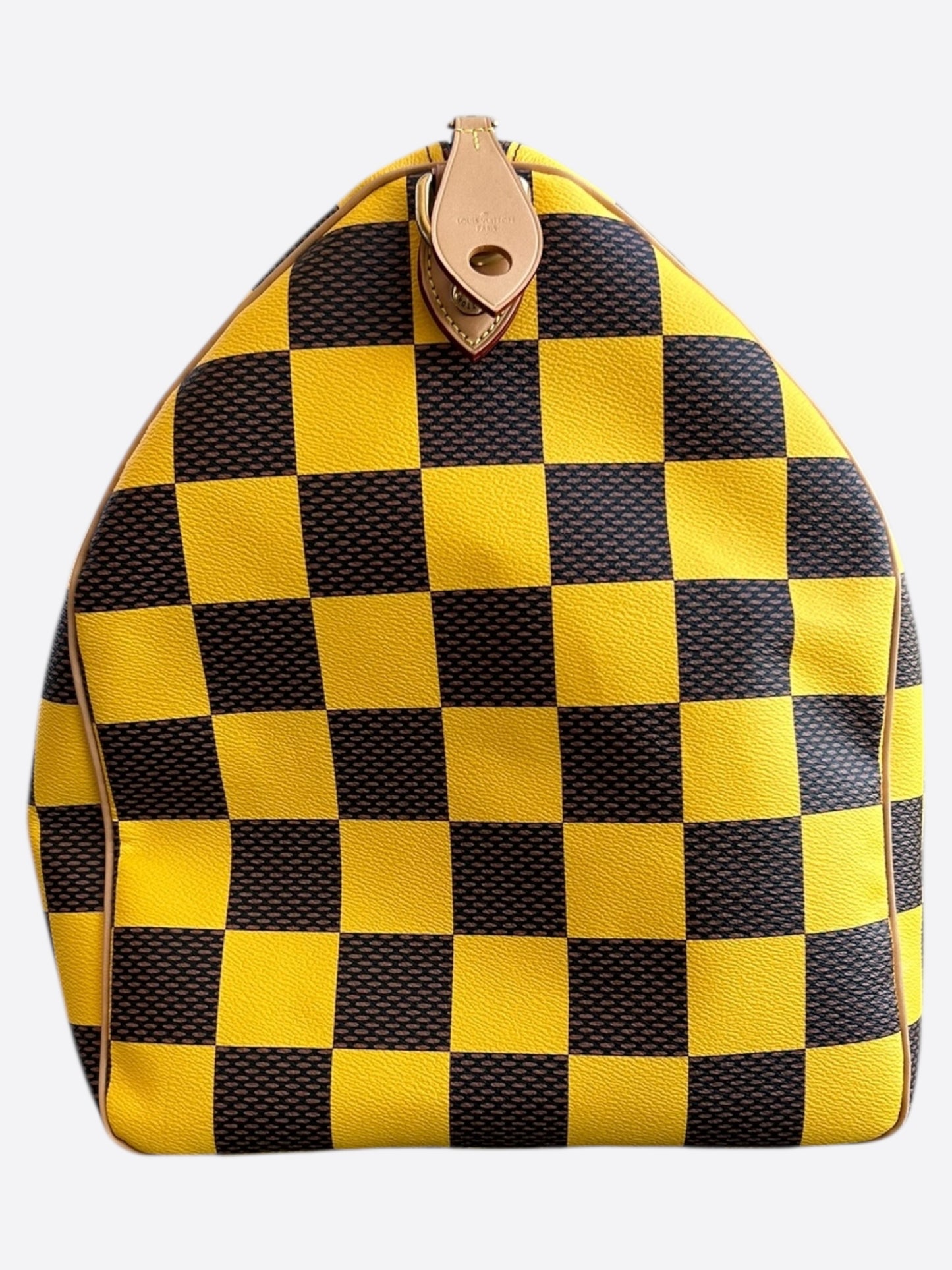 Louis Vuitton Brown & Yellow Damier Pop Speedy 50