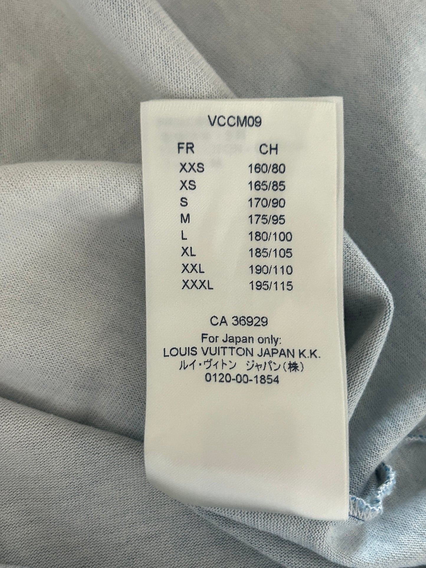 Louis Vuitton Blue & White Cloud Logo T-Shirt