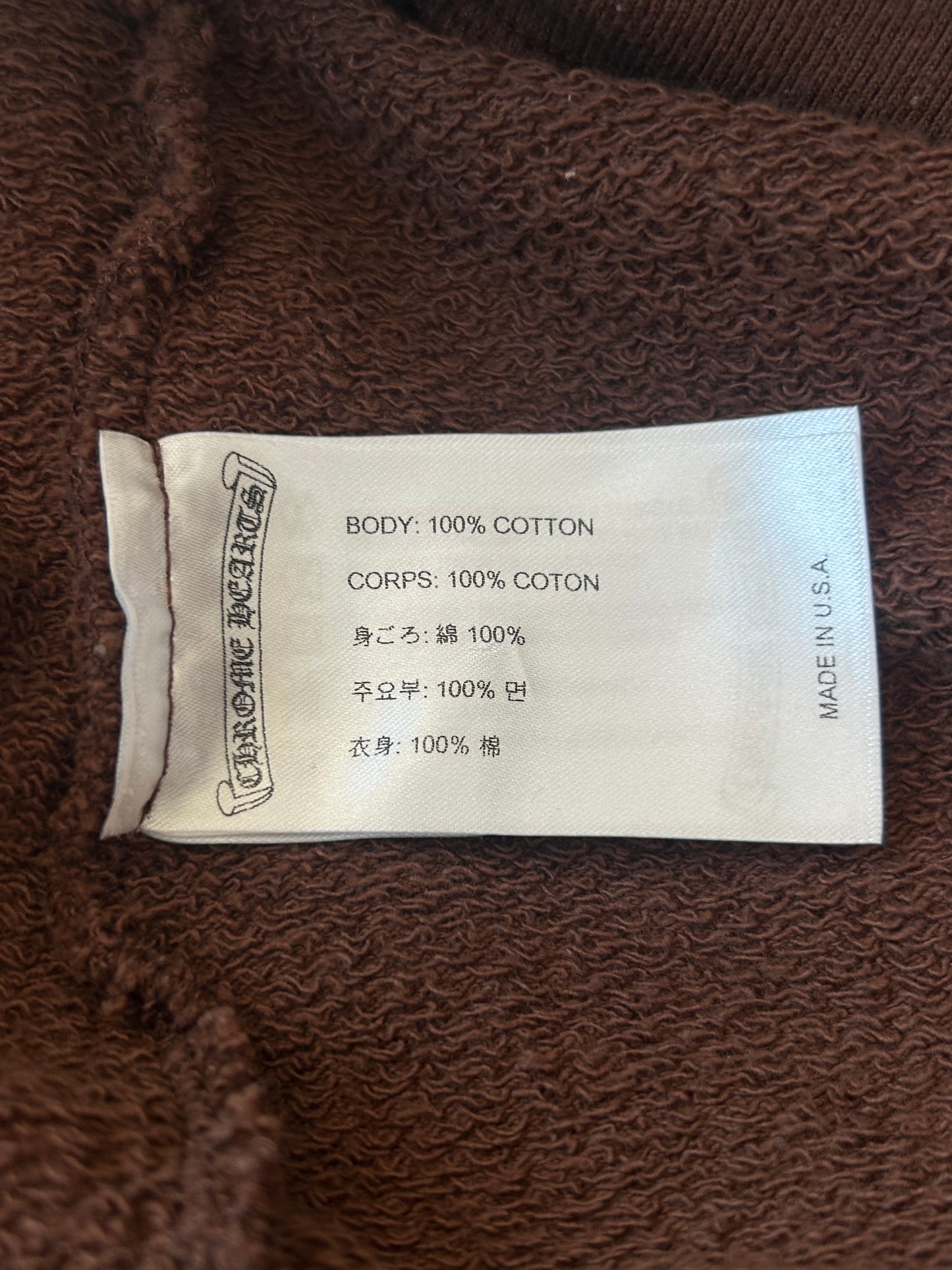 Chrome Hearts Matty Boy Brown Structure Hoodie