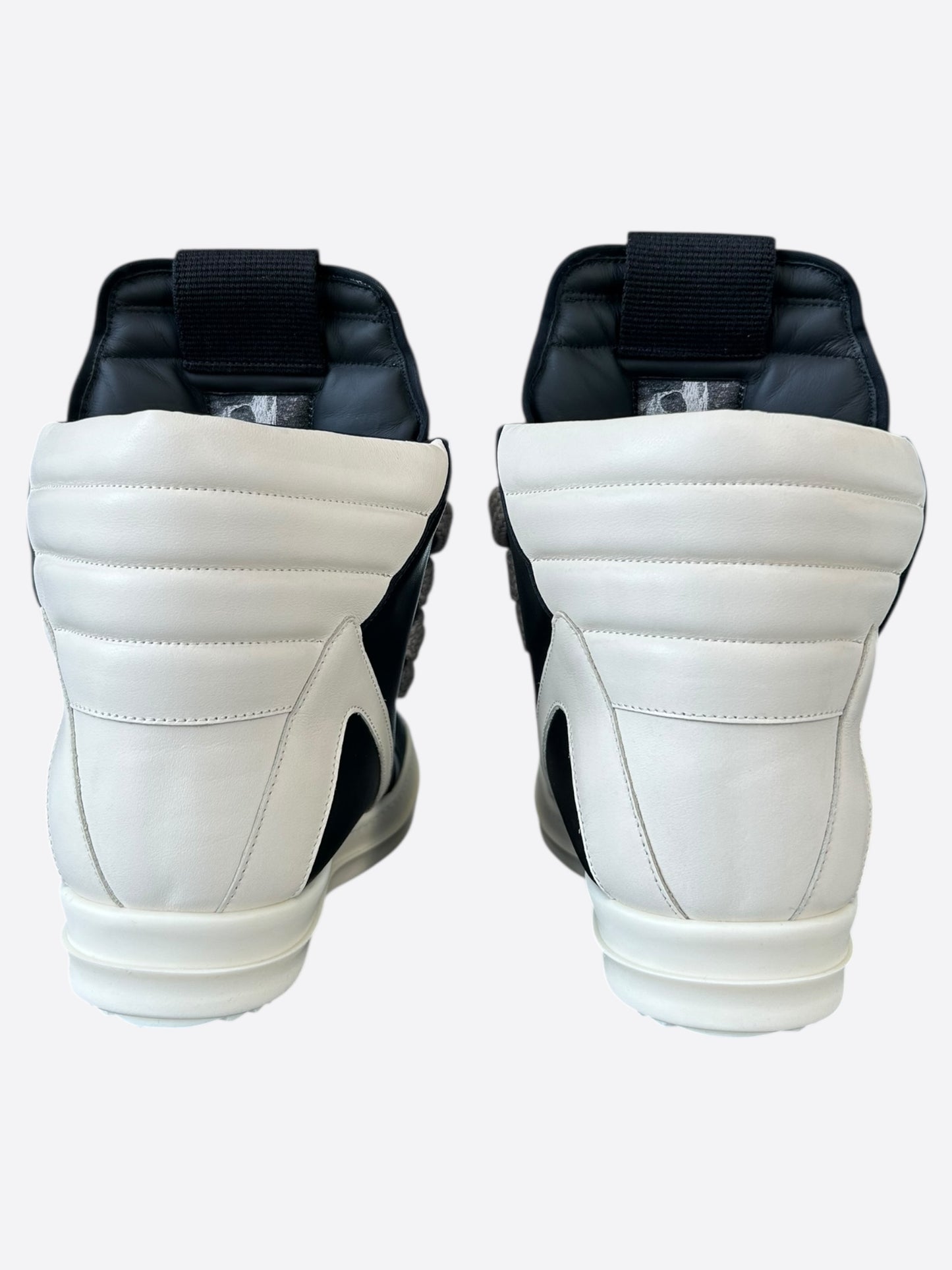 Rick Owens Black & White Jumbo Geobaskets