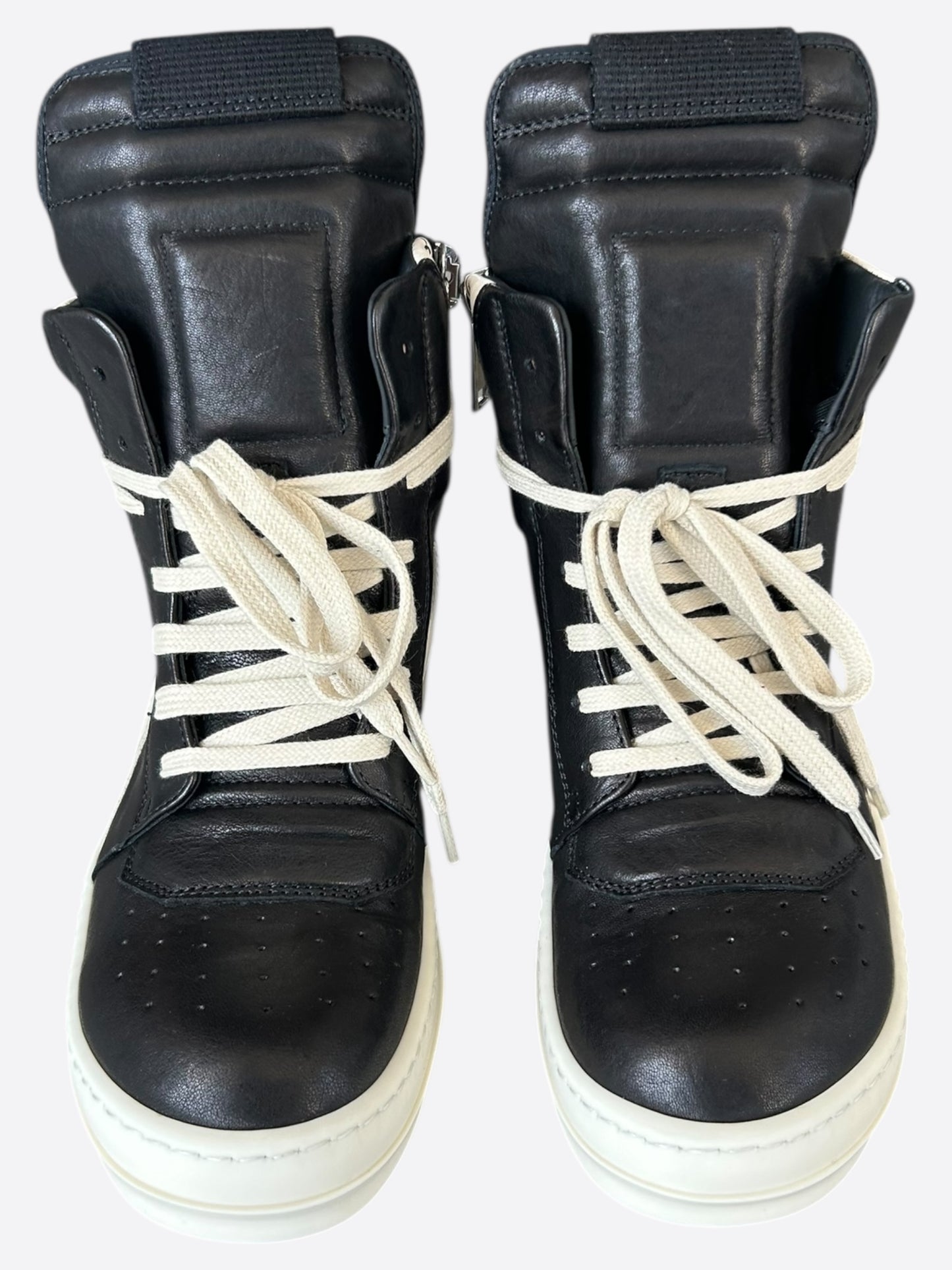 Rick Owens Black & White Women's Geobaskets