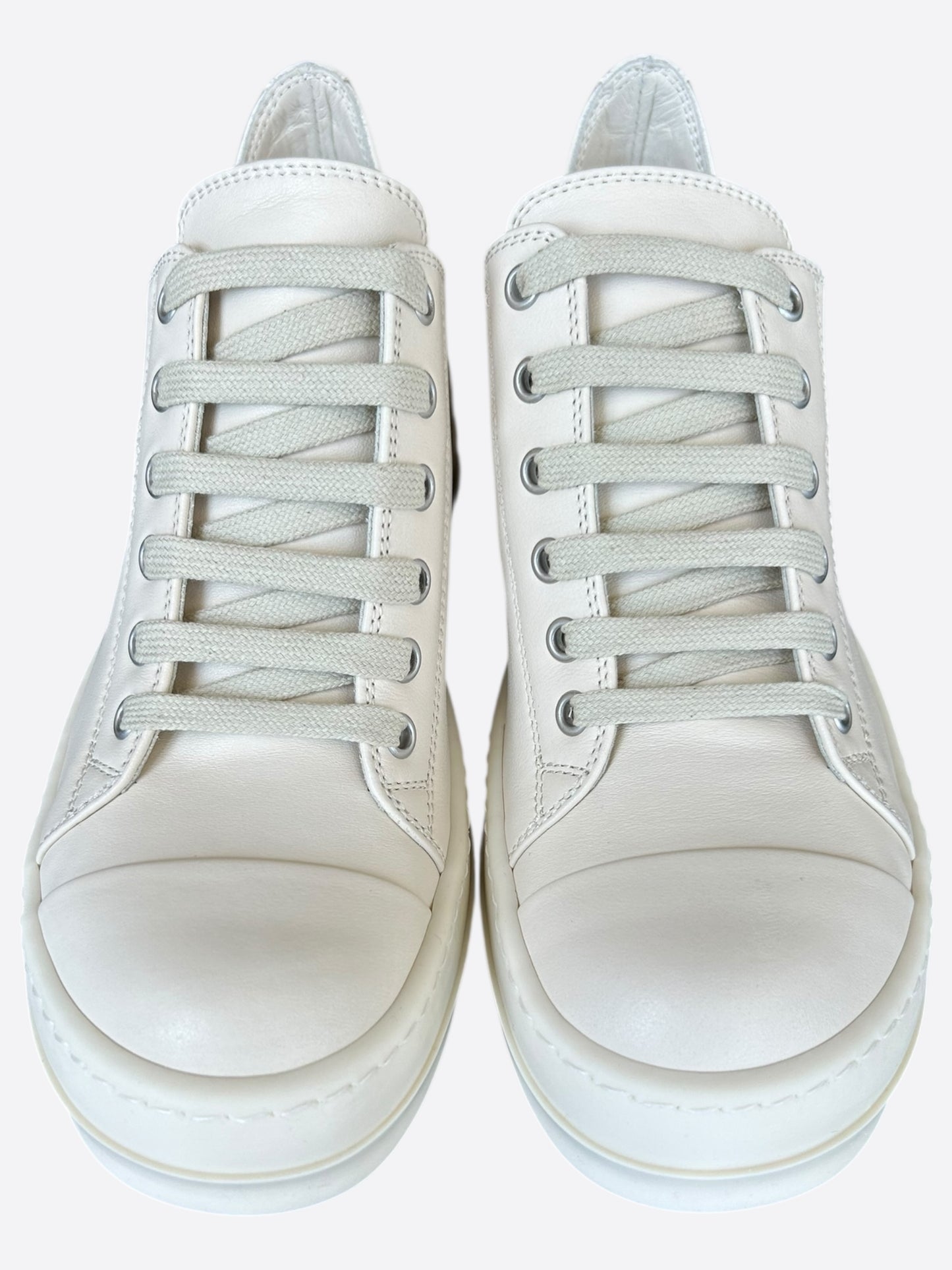 Rick Owens White Women's Low Top Sneakers