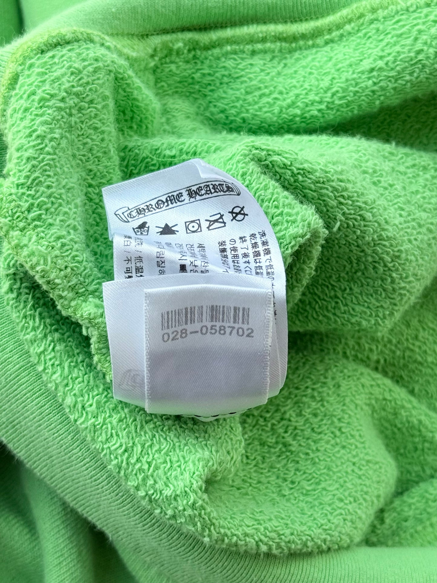 Chrome Hearts Green Sex Records Logo Hoodie
