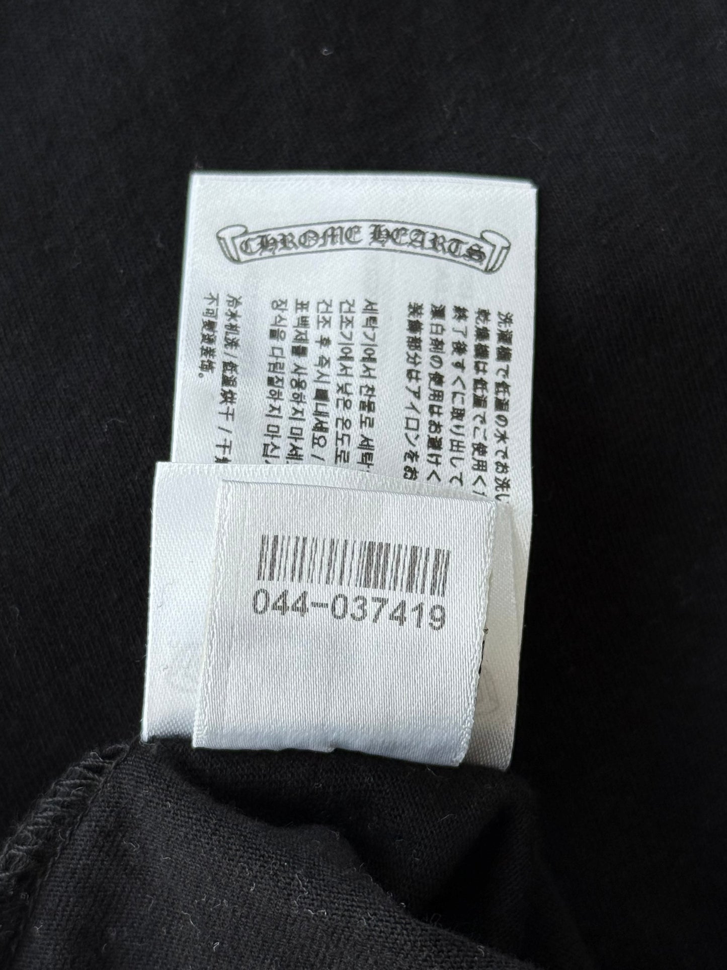 Chrome Hearts Black Miami Exclusive Cross Logo Longsleeve T-Shirt