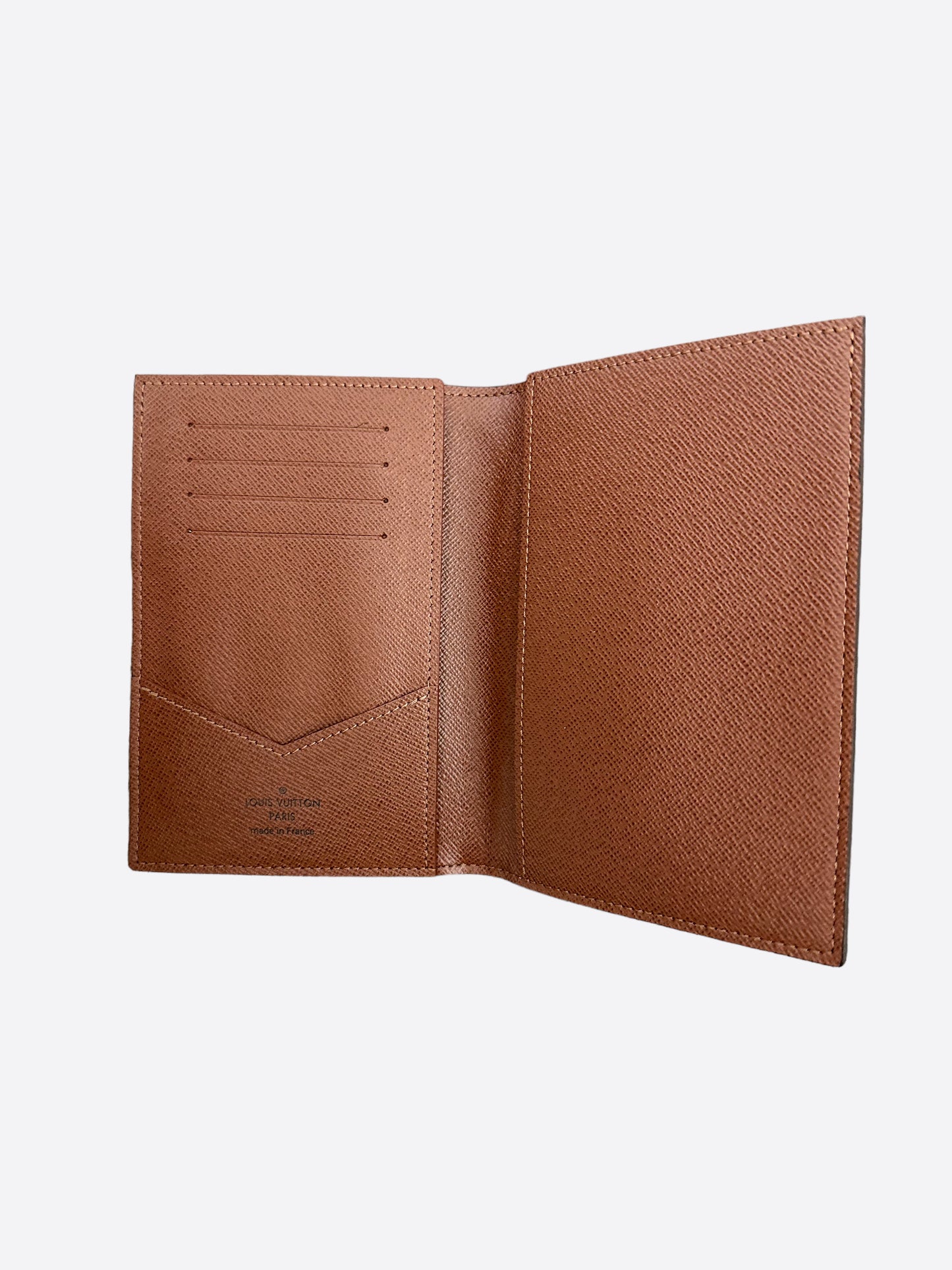 Louis Vuitton Brown Monogram Passport Cover
