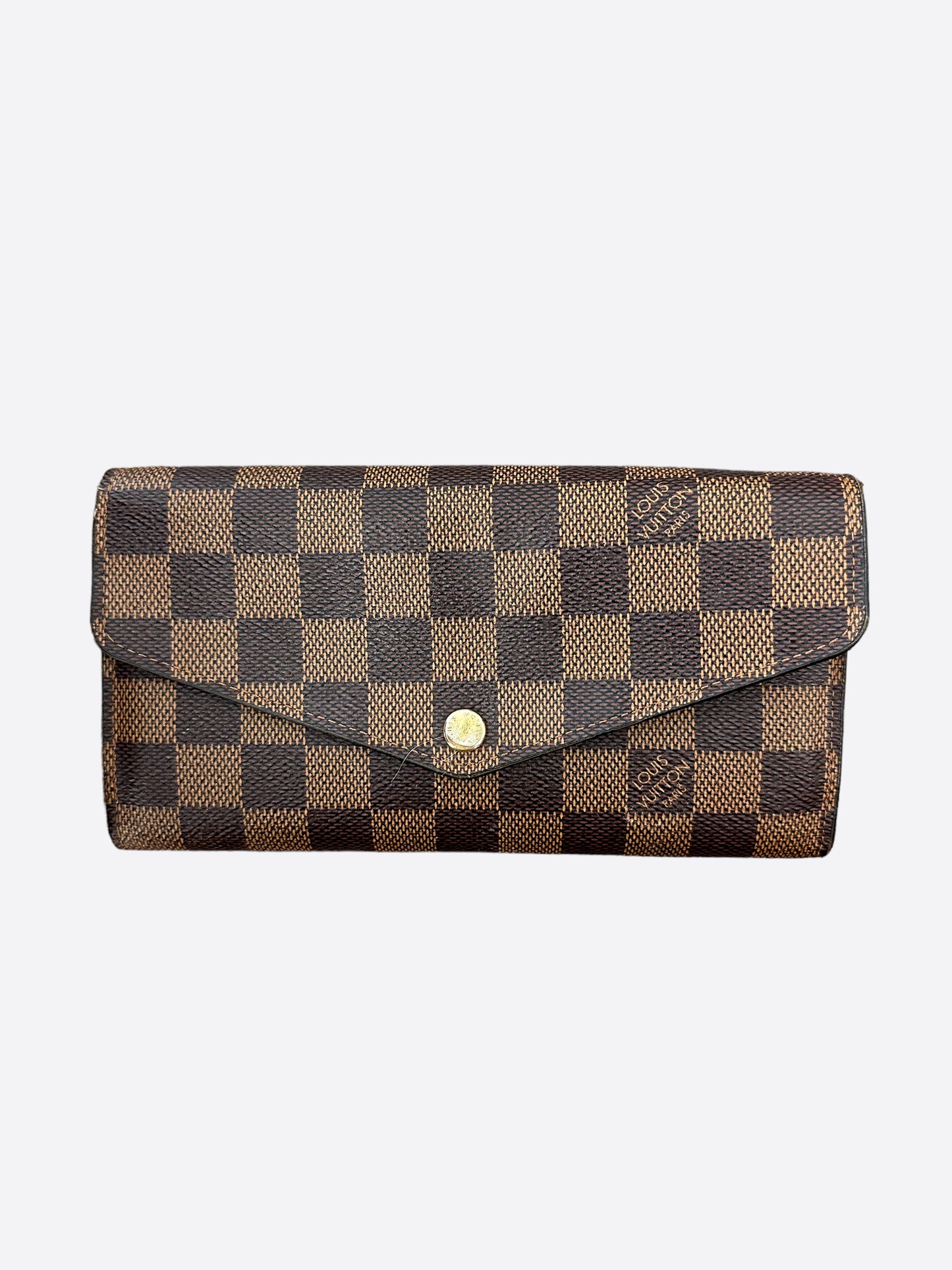 Louis Vuitton Damier Ebene Sarah Wallet