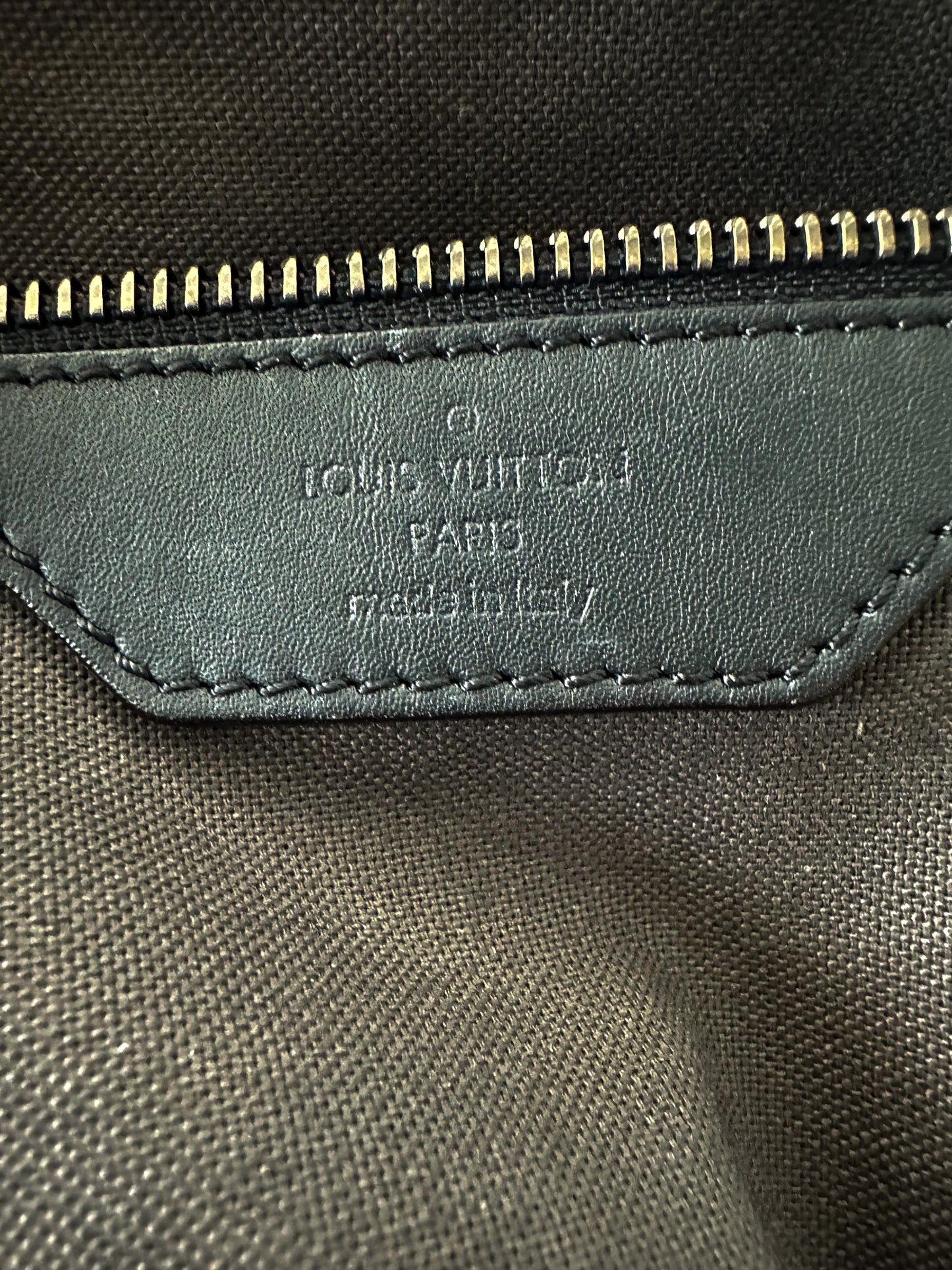 Louis Vuitton Black Damier Infini Keepall 55