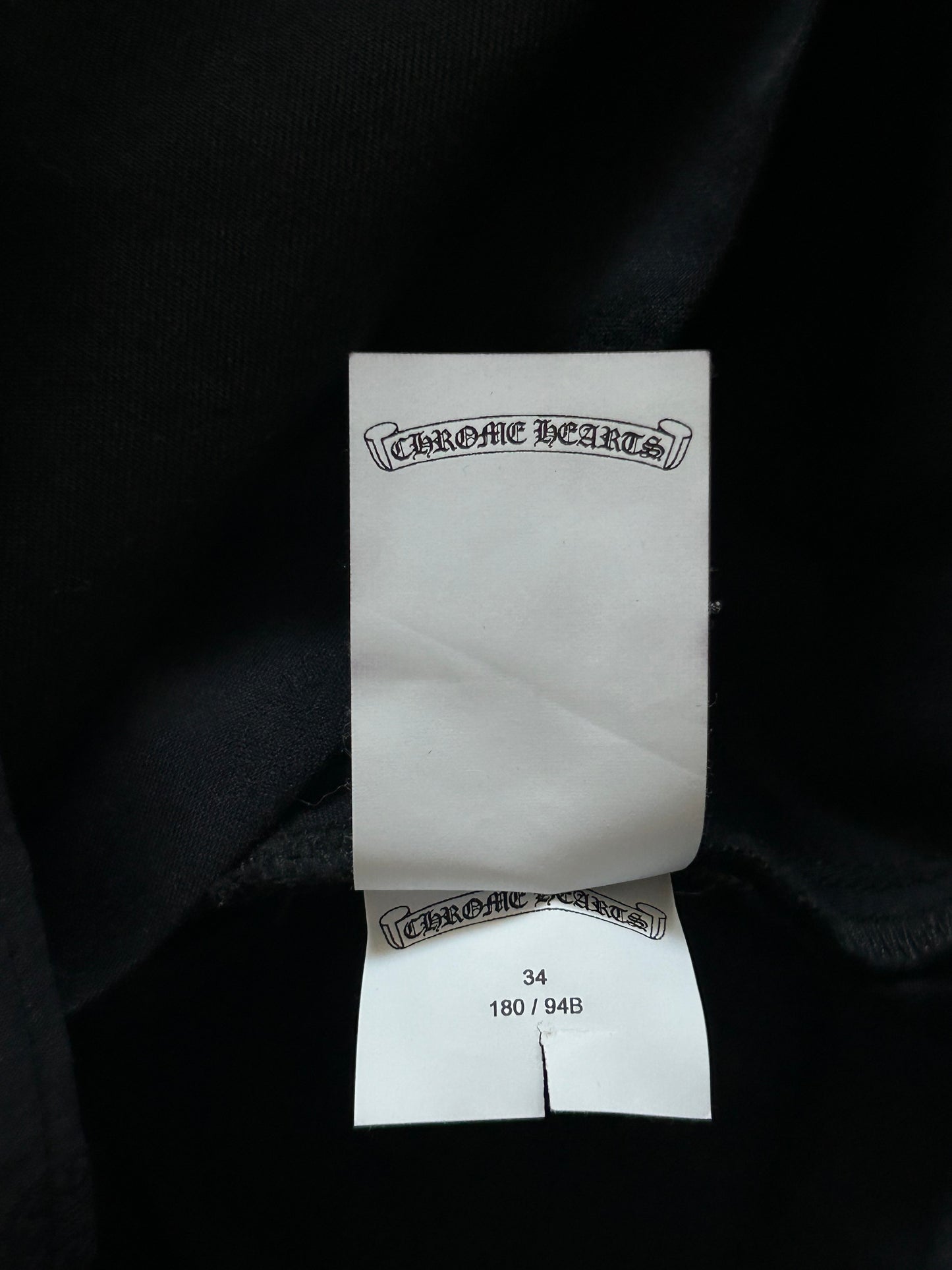 Chrome Hearts Black Cheetah & Green Cross Patch Chino Pants