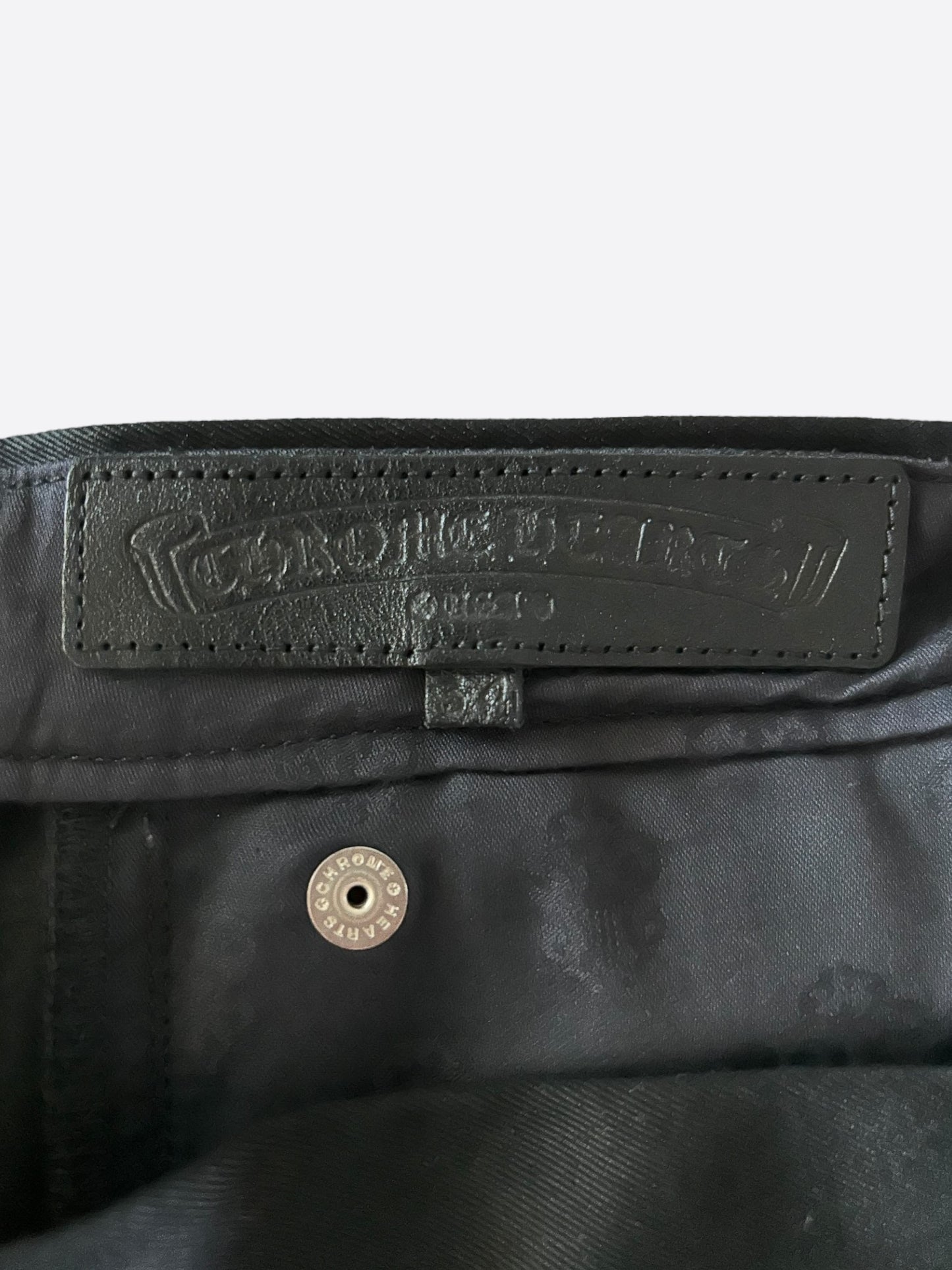 Chrome Hearts Black Camouflage Cross Patch Chino Pants
