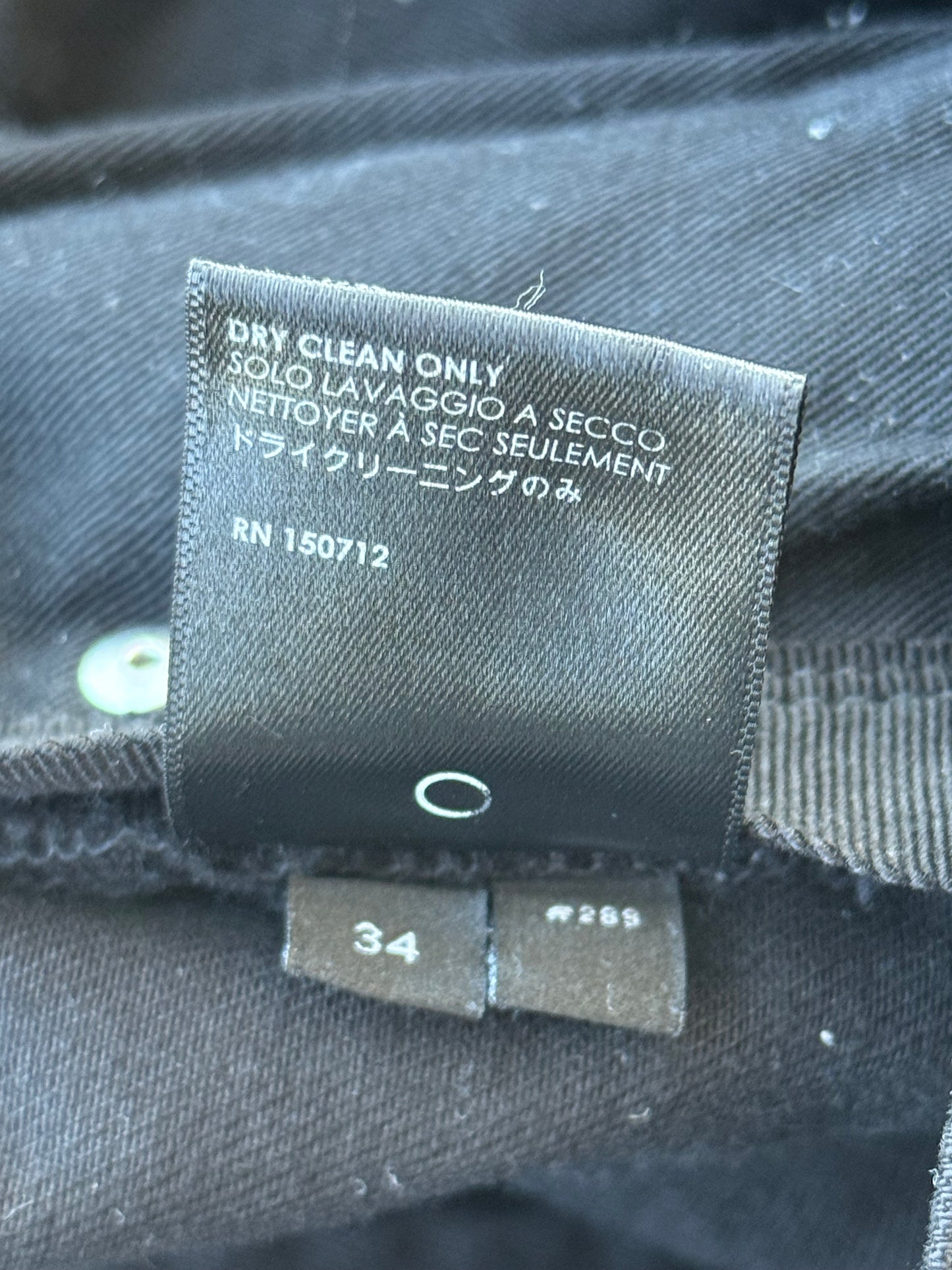 Amiri Black & Silver Music Note Patch MX1 Jeans