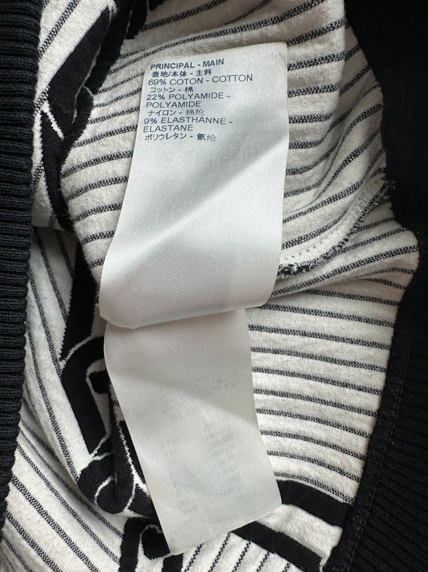 Louis Vuitton Black 3d Effect Chain Logo Sweater