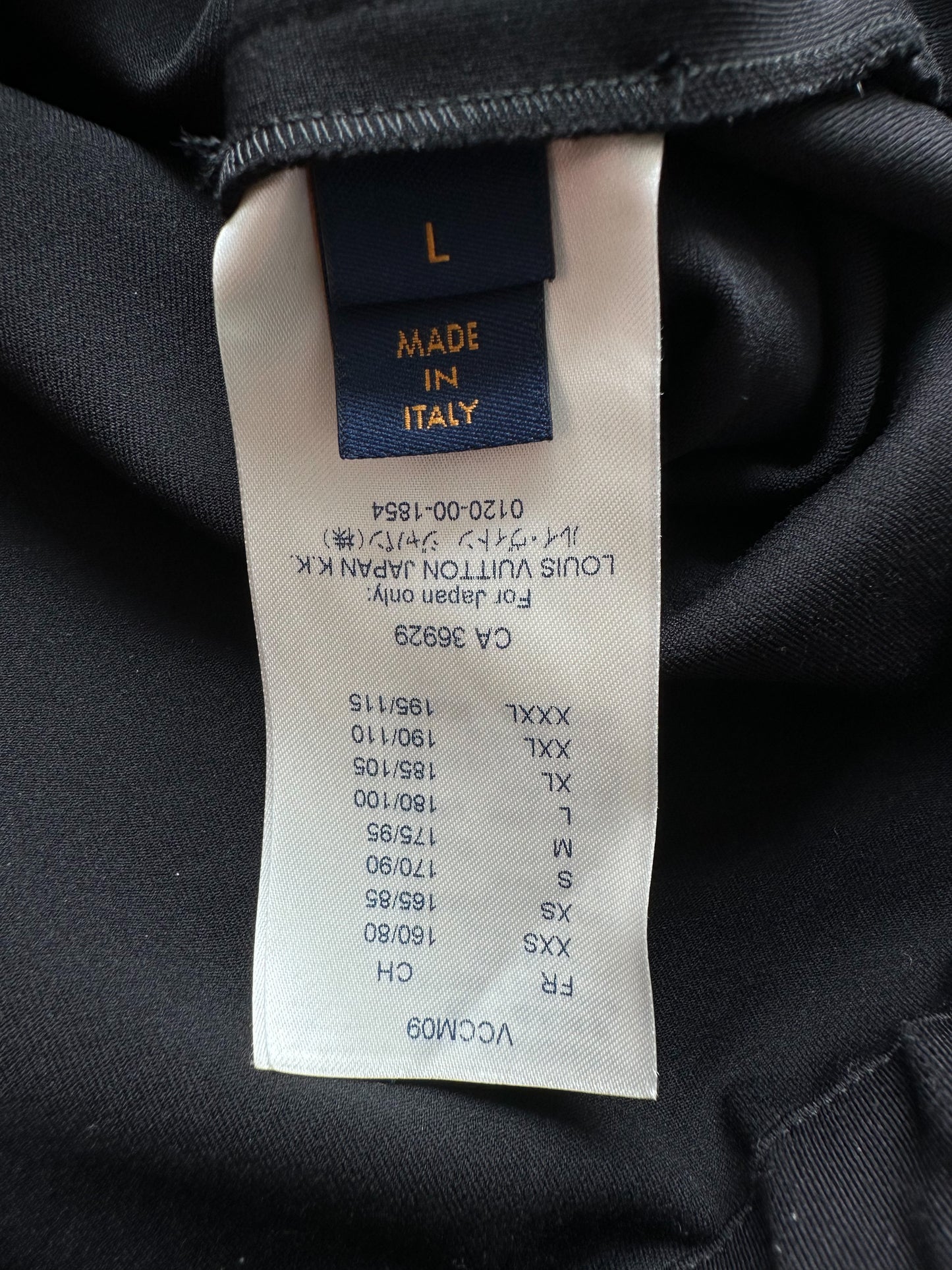 Louis Vuitton Nigo Black Logo Zip Up Windbreaker