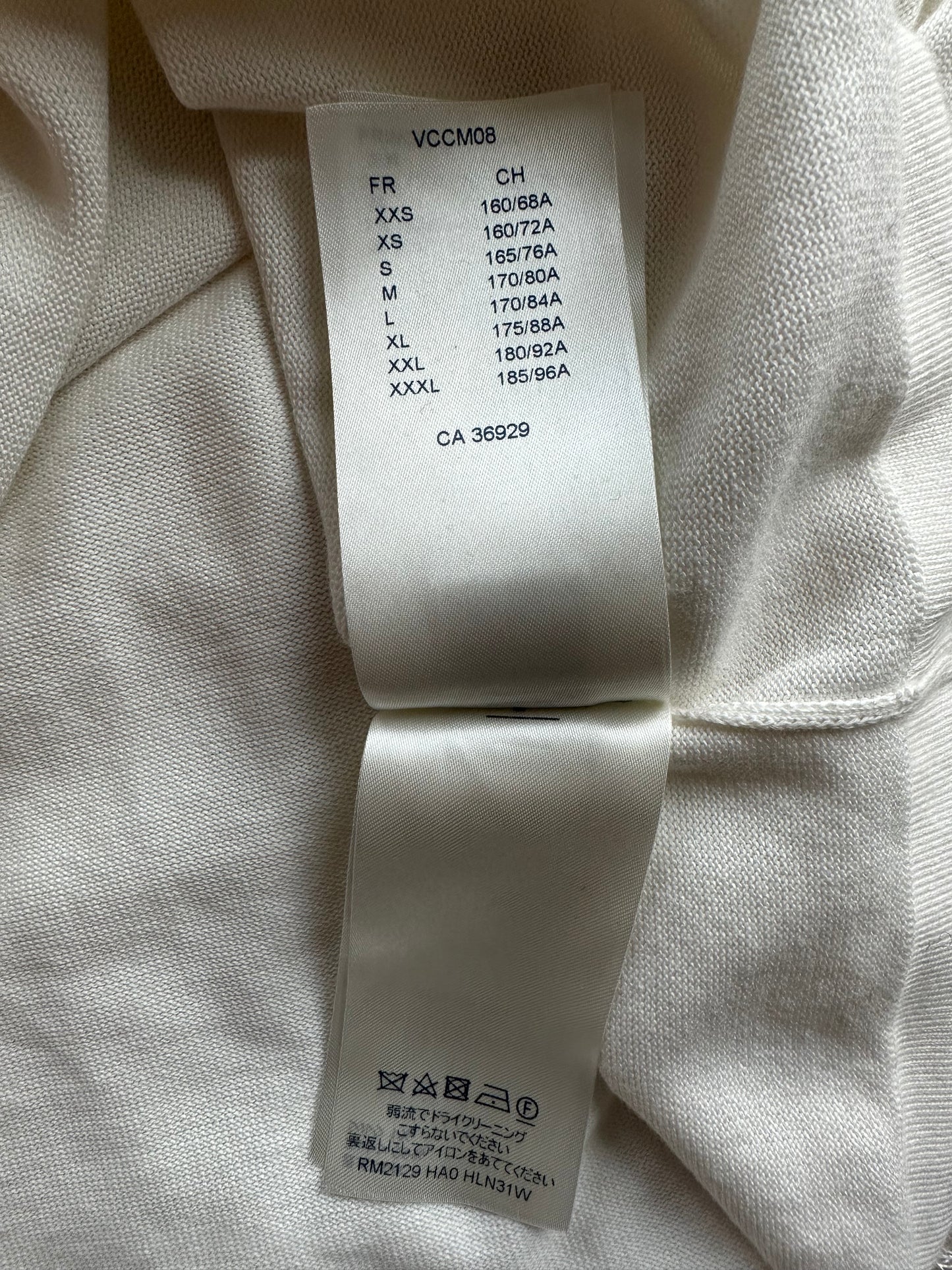 Louis Vuitton White Maison Intarsia T-Shirt