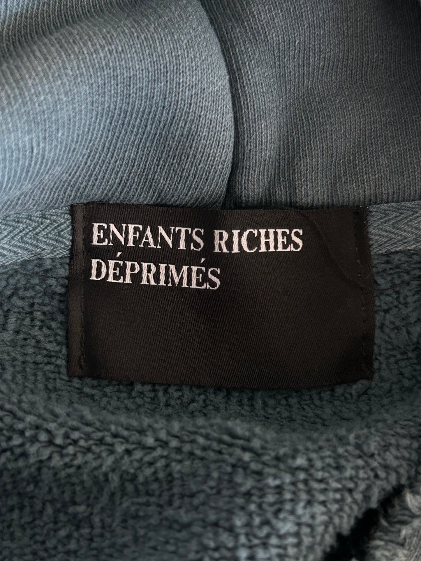 Enfants Riches Deprimes Blue School Days Distressed Hoodie