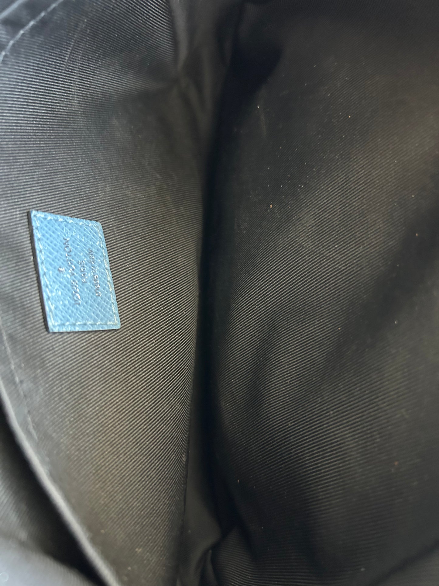 Louis Vuitton Blue Taigarama Monogram Outdoor Messenger Bag