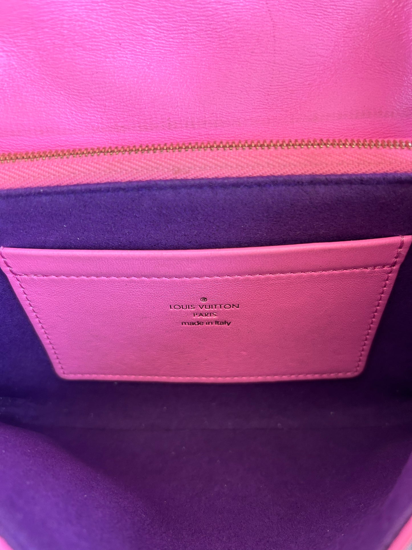 Louis Vuitton Pink & Purple Monogram Pochette Coussin