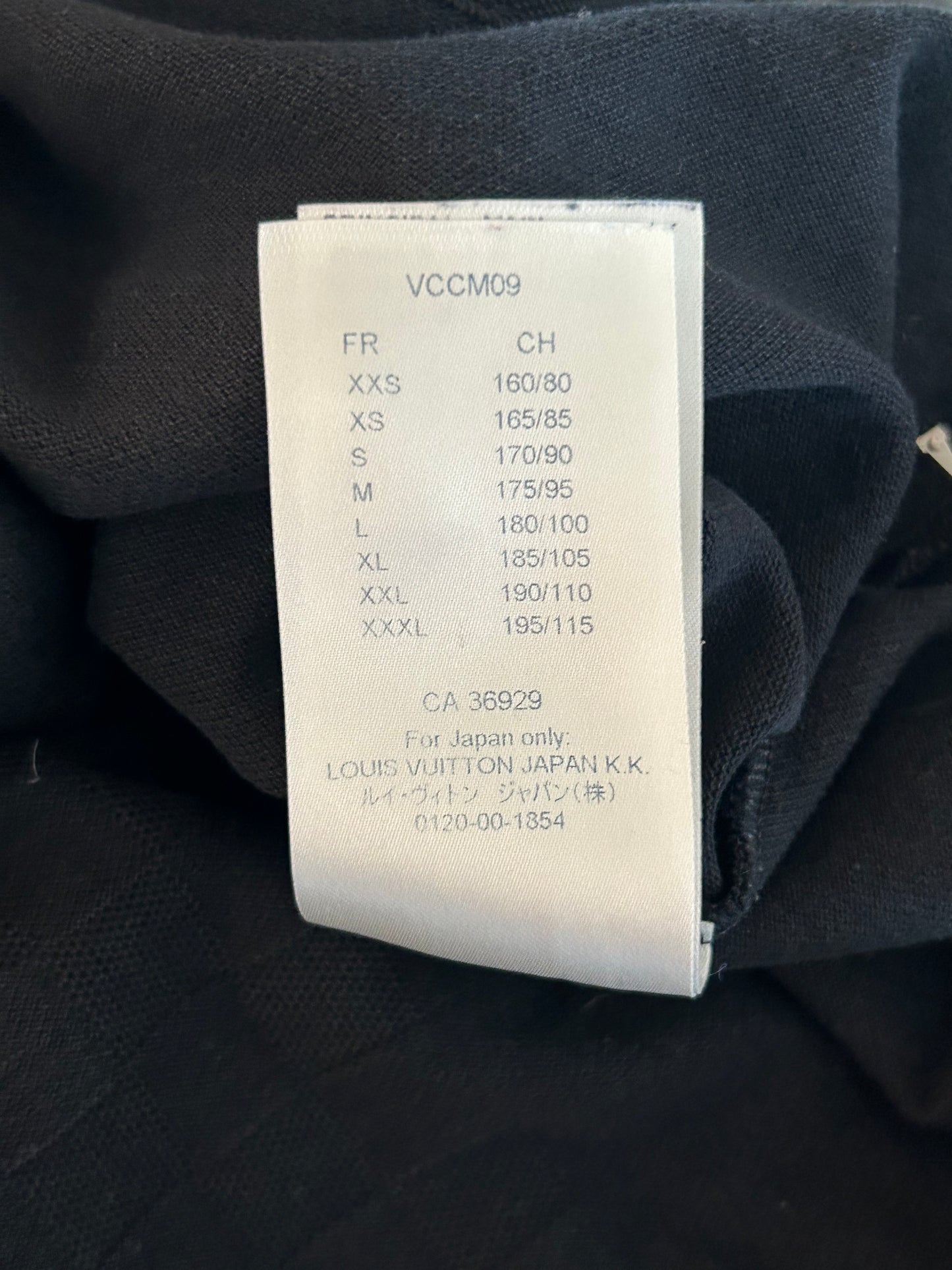 Louis Vuitton Black Half Damier Pocket T-Shirt