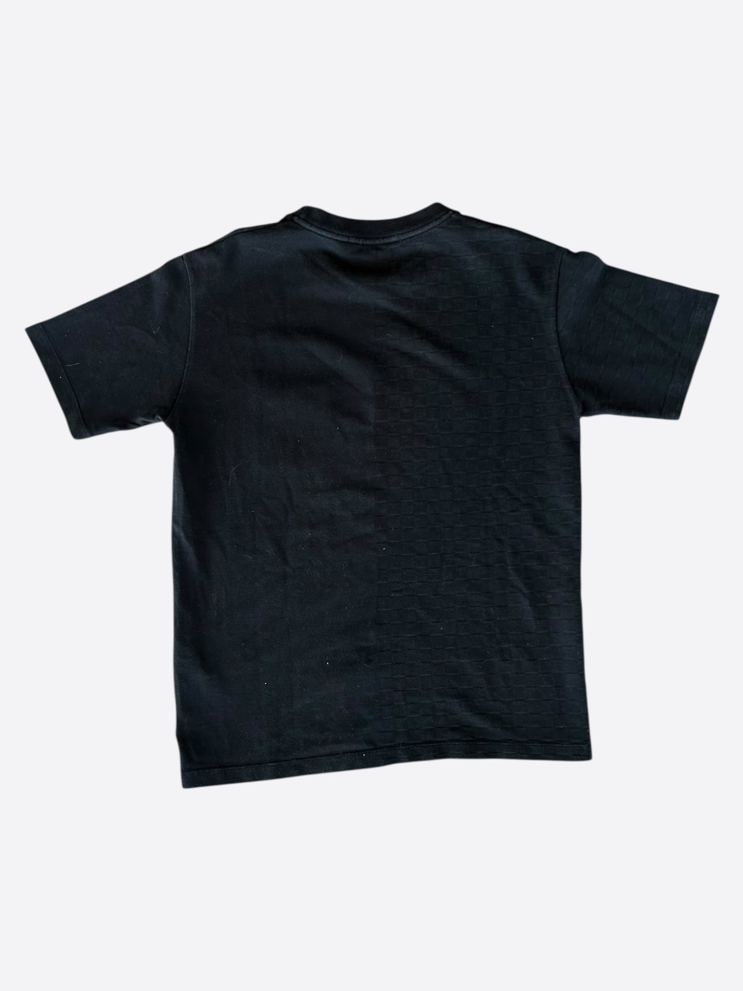 Louis Vuitton Black Half Damier Pocket T-Shirt